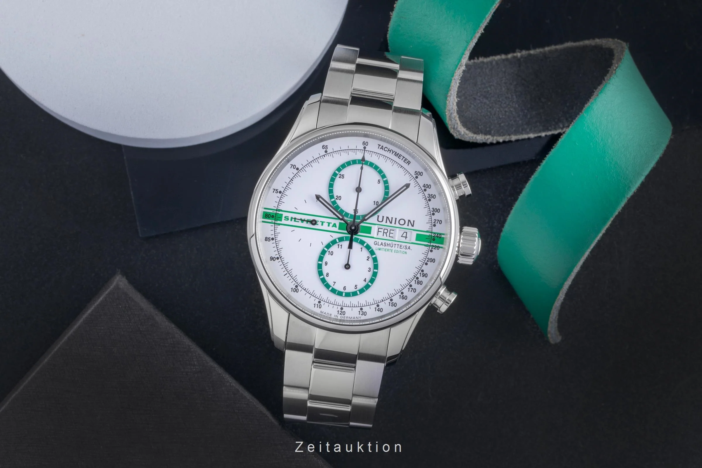 Union Glashütte Viro chronograph steel automatic men's watch D011.414.16.010.09 Limited  [2600256] - Image 4