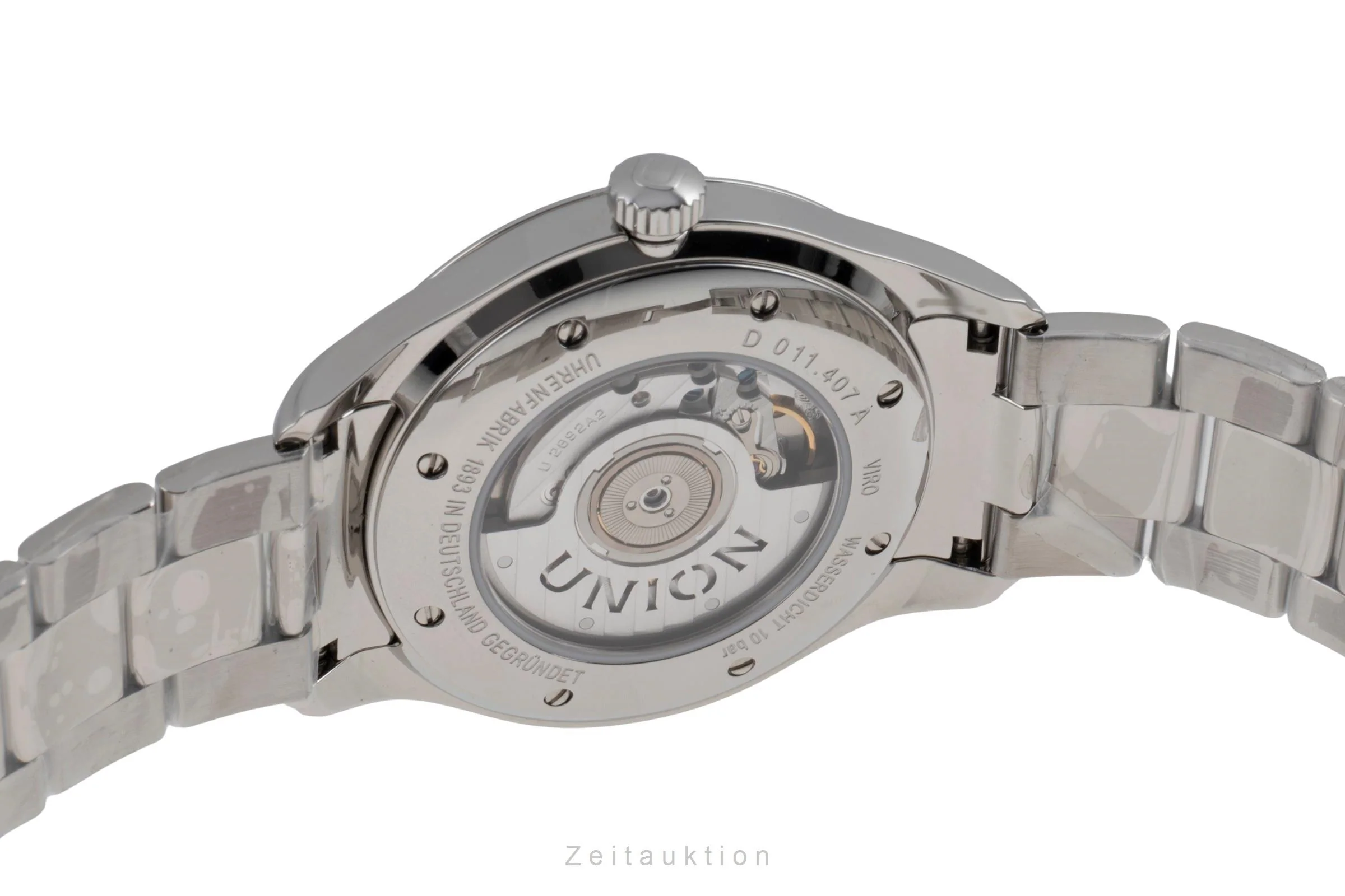 Union Glashütte Viro steel automatic men's watch D011.407.11.051.00  [2505552] - Image 12