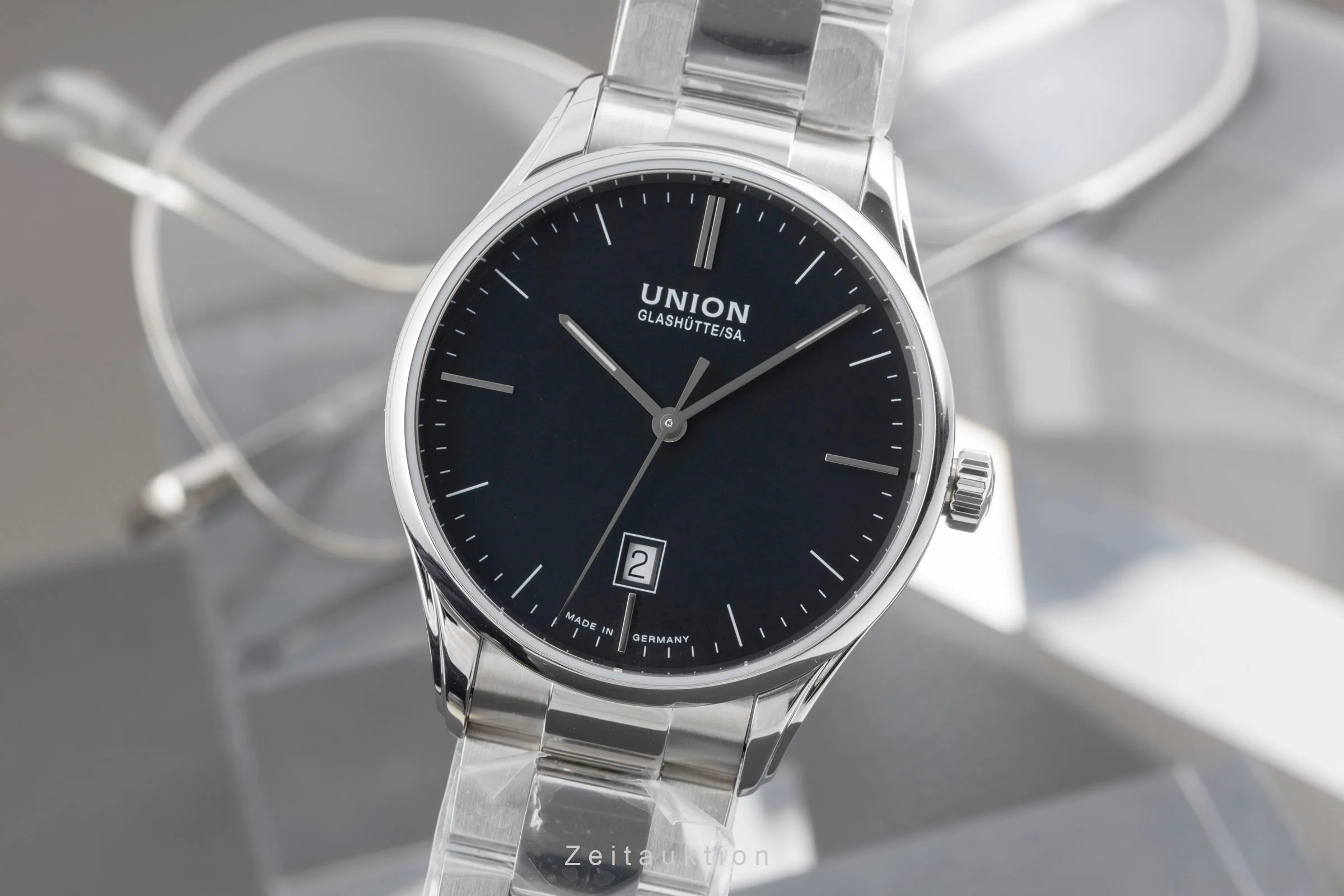Union Glashütte Viro steel automatic men's watch D011.407.11.051.00  [2505552] - Image 2