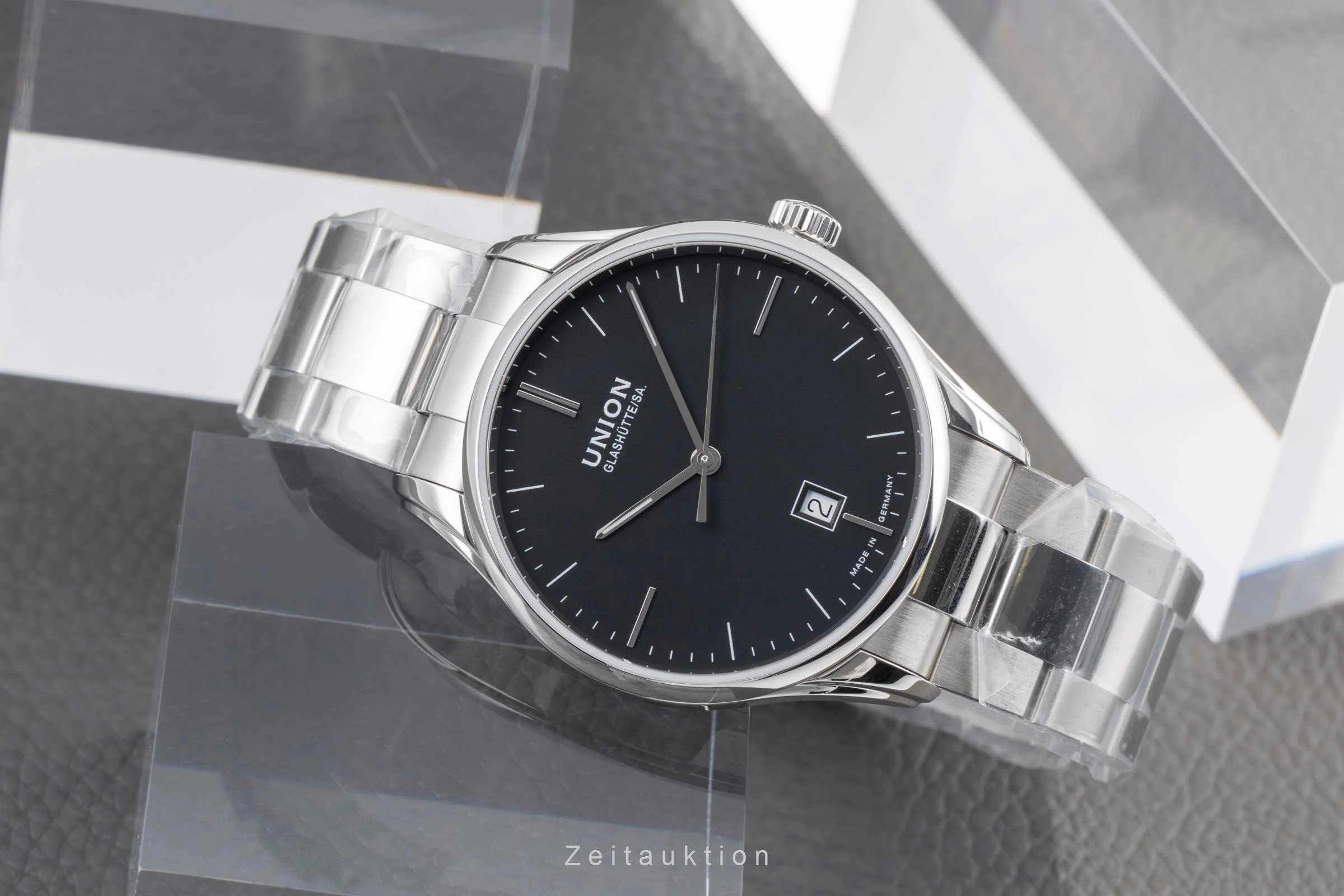 Union Glashütte Viro steel automatic men's watch D011.407.11.051.00  [2505552] - Image 3