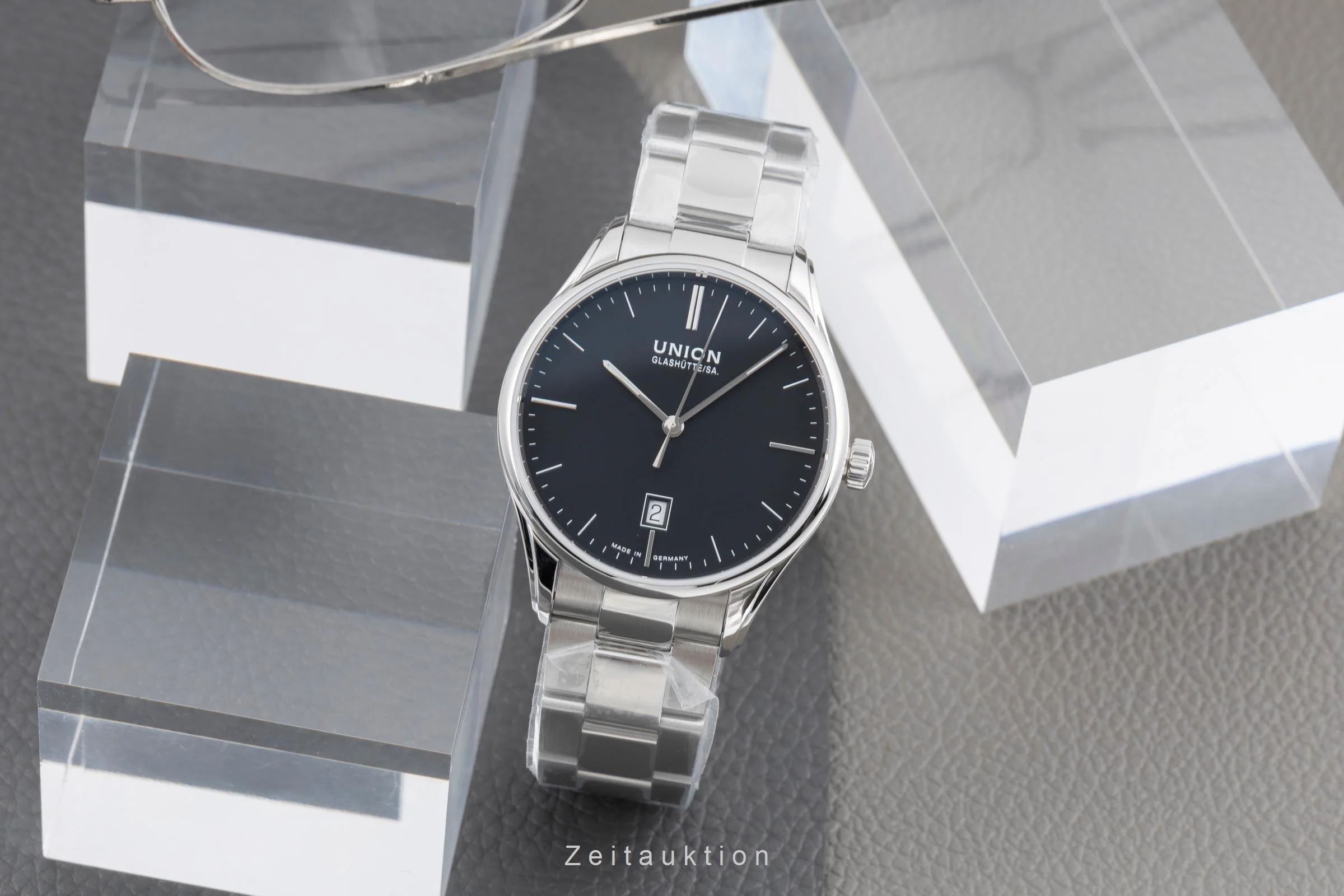 Union Glashütte Viro steel automatic men's watch D011.407.11.051.00  [2505552] - Image 4