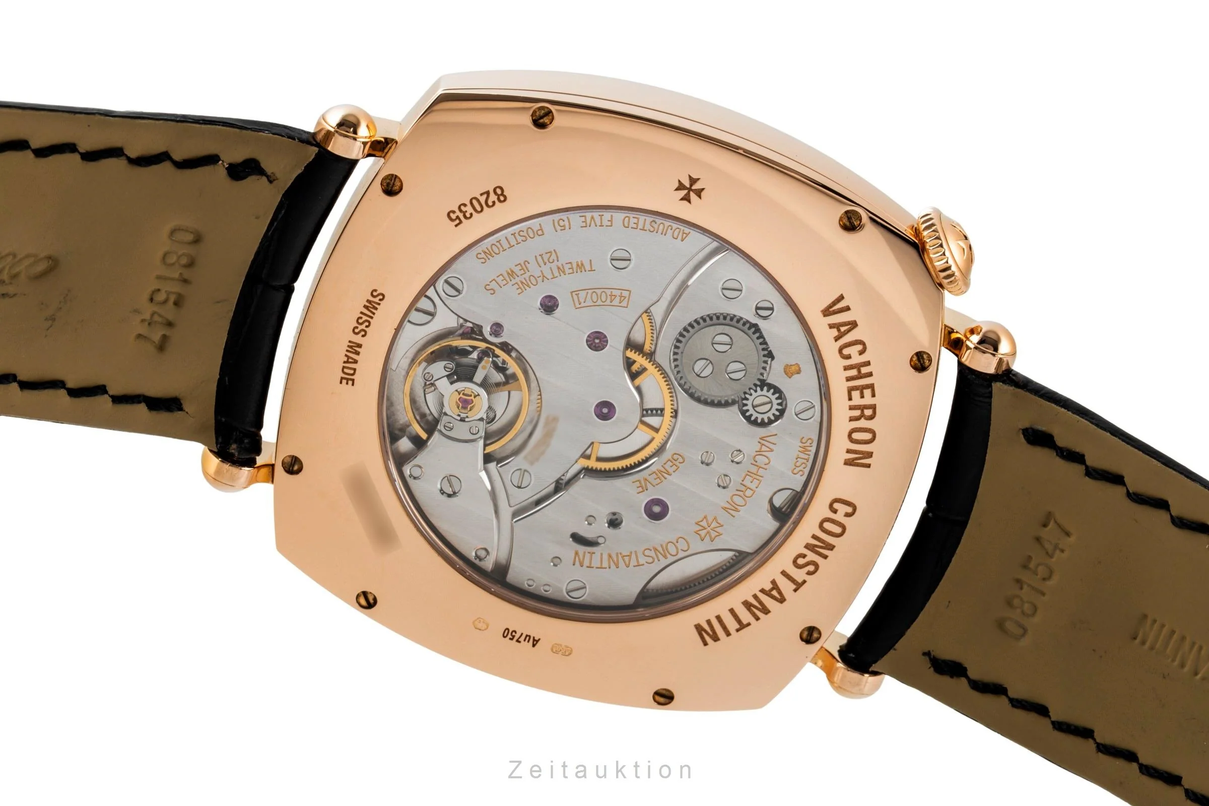 Vacheron & Constantin Historiques American 1921 18 ct red gold manual winding men's watch 82035/000R-9359 LP: 43380EUR  [2601075] - Image 12