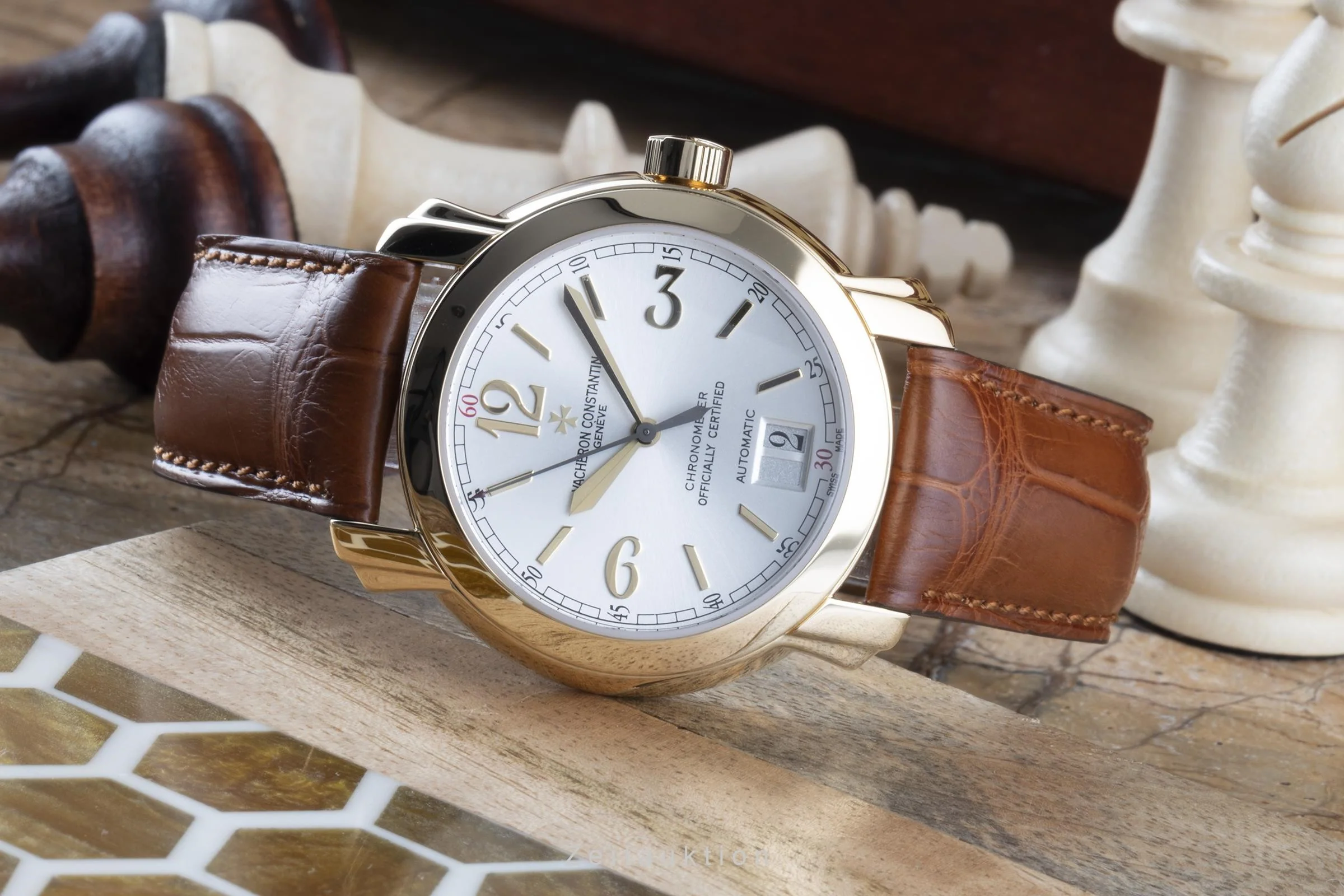 Vacheron & Constantin Malte 18 ct gold automatic men's watch 42015 LP: 12200EUR  [2203636] - Image 3