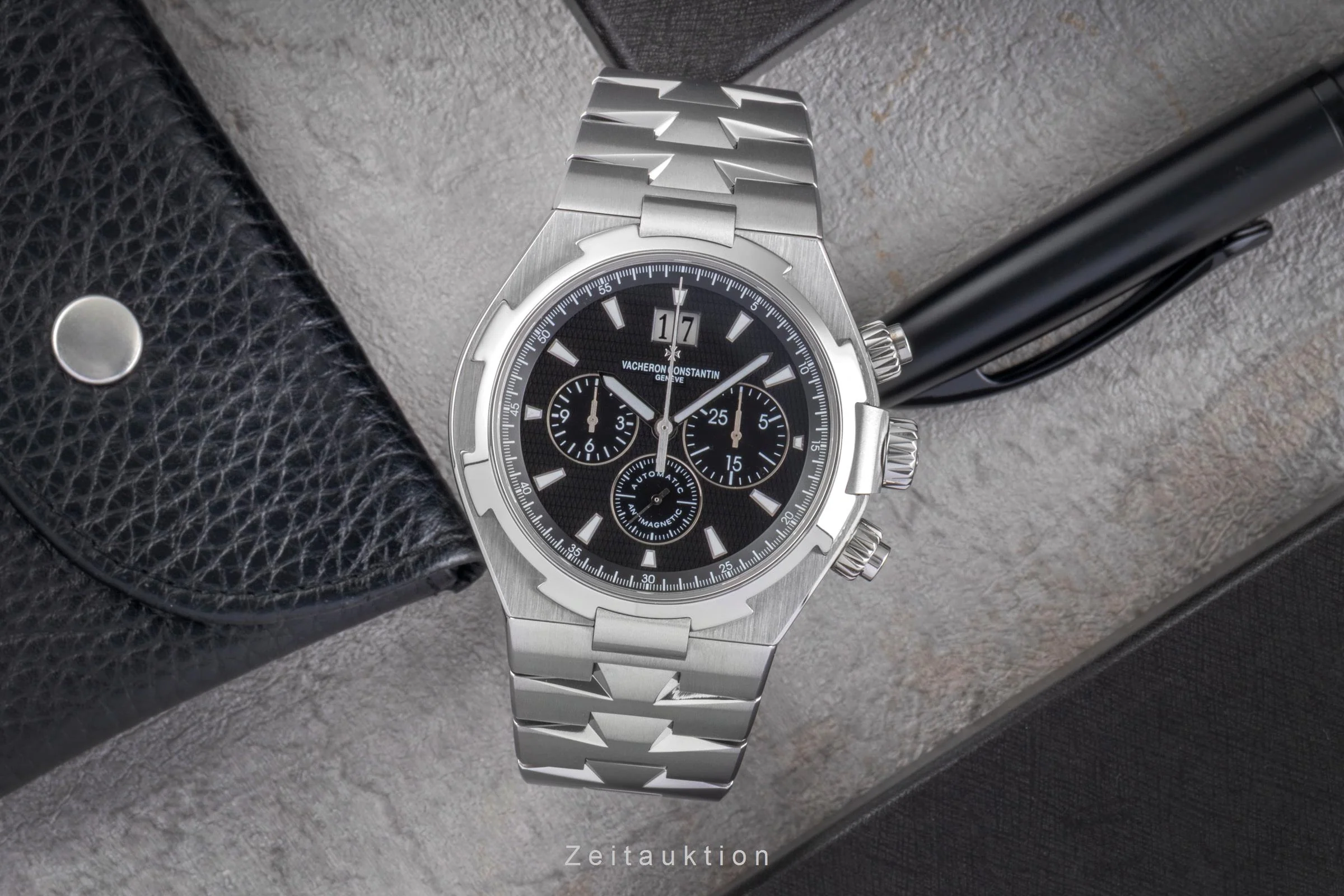 Vacheron & Constantin Overseas chronograph steel automatic men's watch 49150/B01A-9097  [2505687] - Image 4
