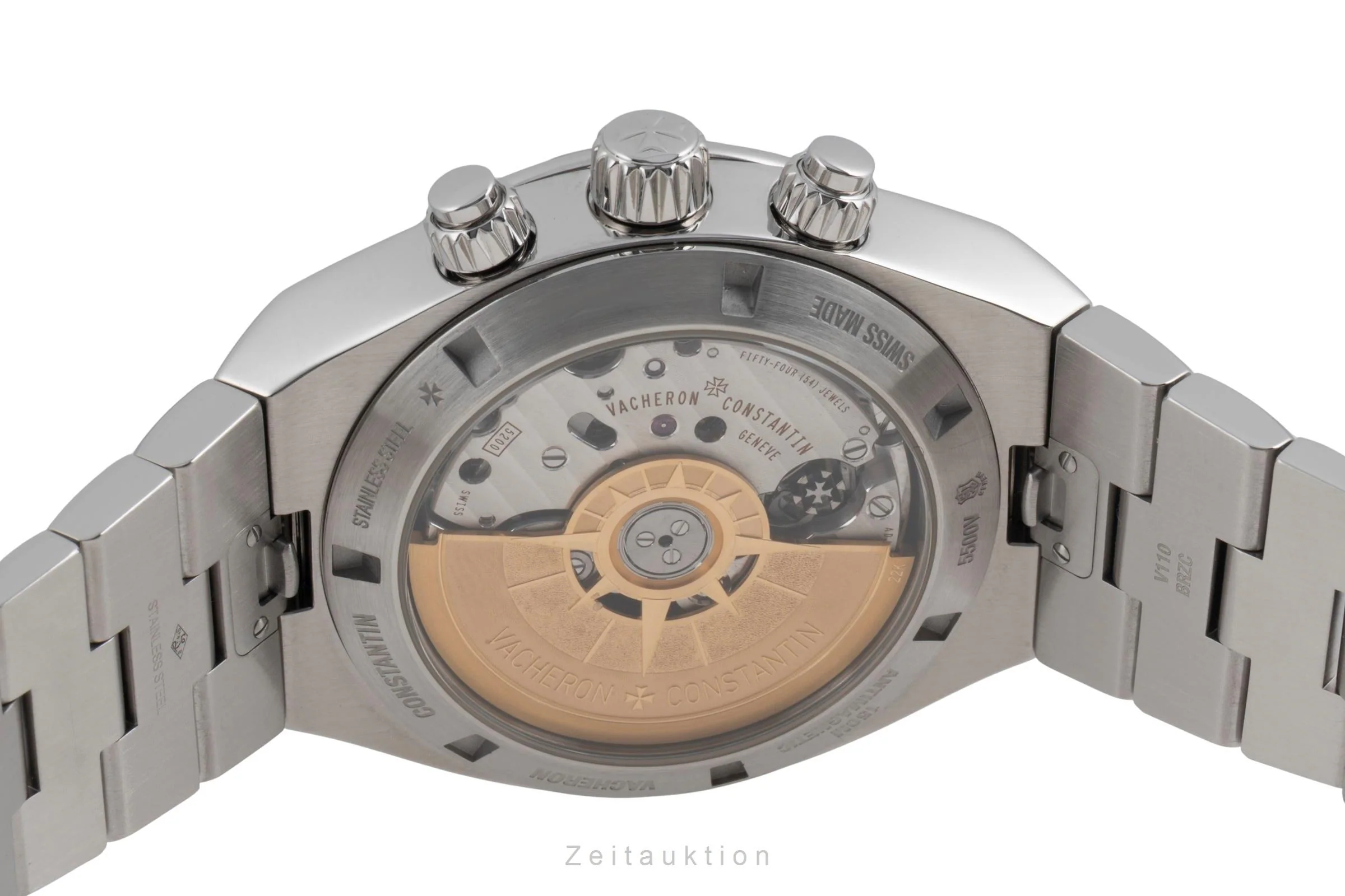 Vacheron & Constantin Overseas chronograph steel automatic men's watch 5500V/110A-B148 LP: 38600EUR  [2506710] - Image 12