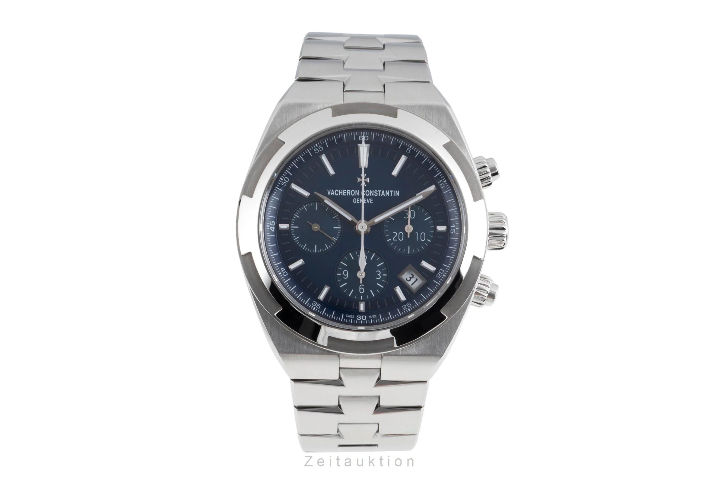 Vacheron & Constantin Overseas chronograph steel automatic men's watch 5500V/110A-B148 LP: 38600EUR  [2506710] - Image 5