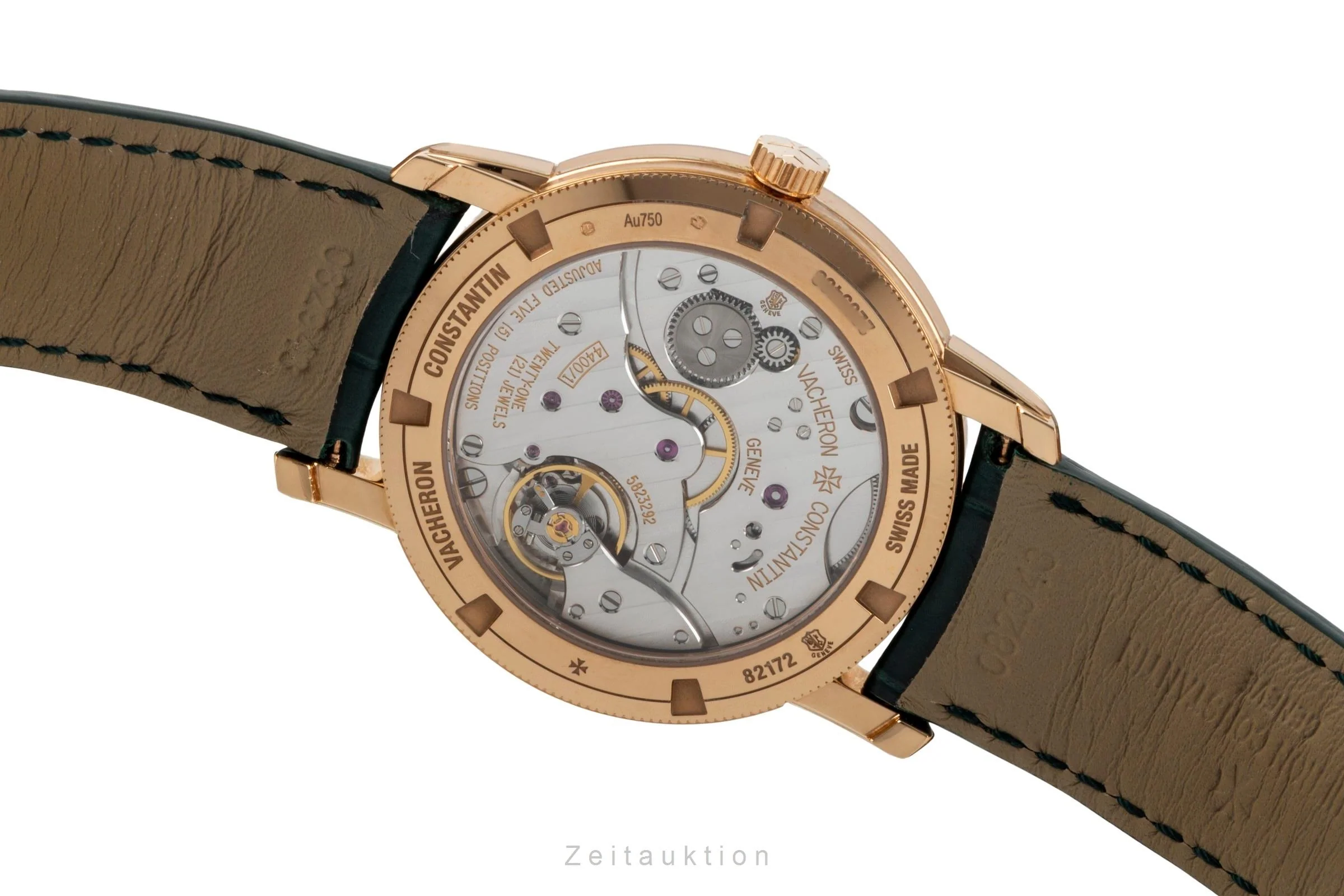 Vacheron & Constantin Traditionnelle 18 ct red gold manual winding men's watch 82172/000R-H008 LP: 26800EUR  [2600764] - Image 12