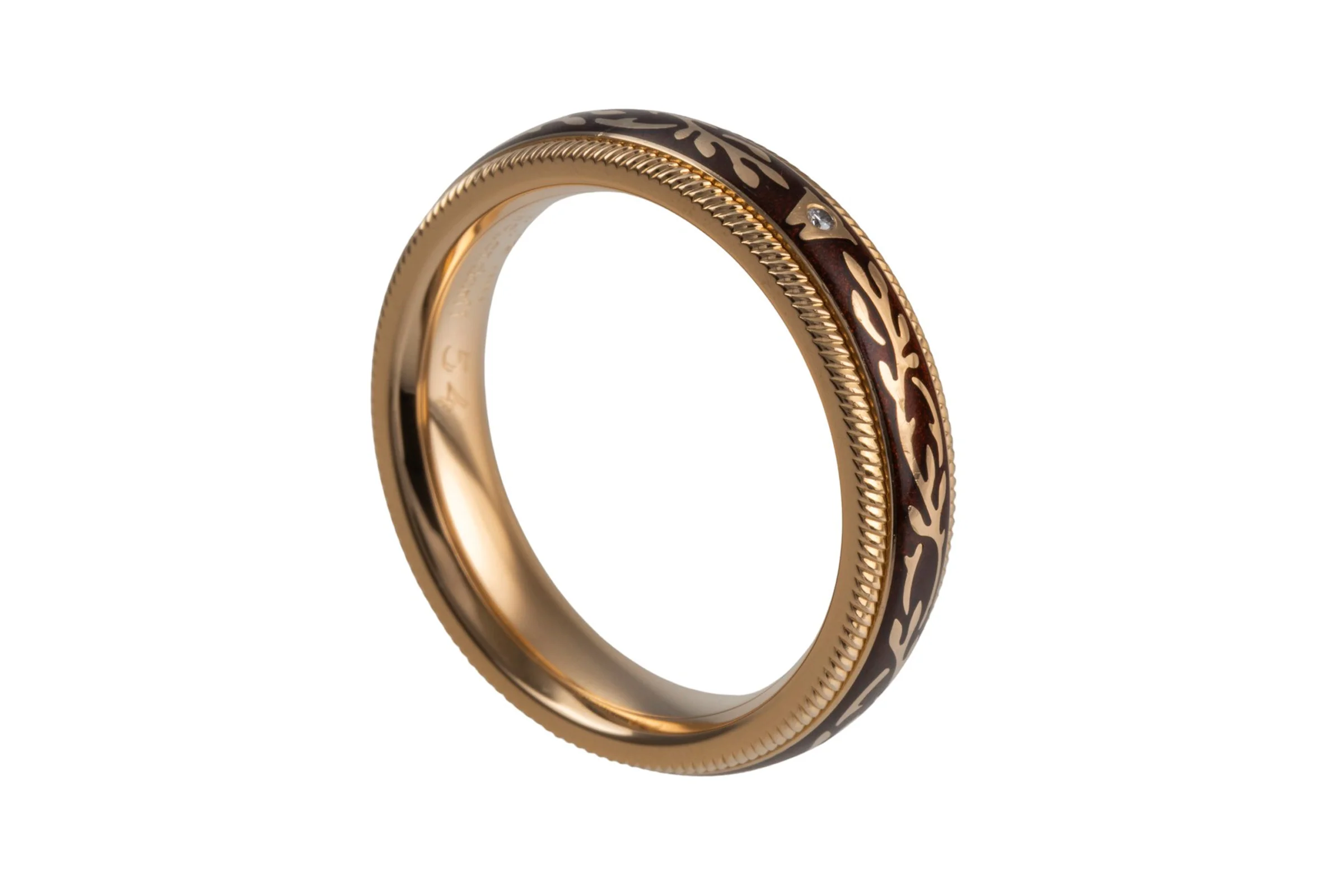 Wellendorff ring Nougat Fantasie rotating ring 18k (0.750) gold Size 54 B&P [KL25998] - Image 10
