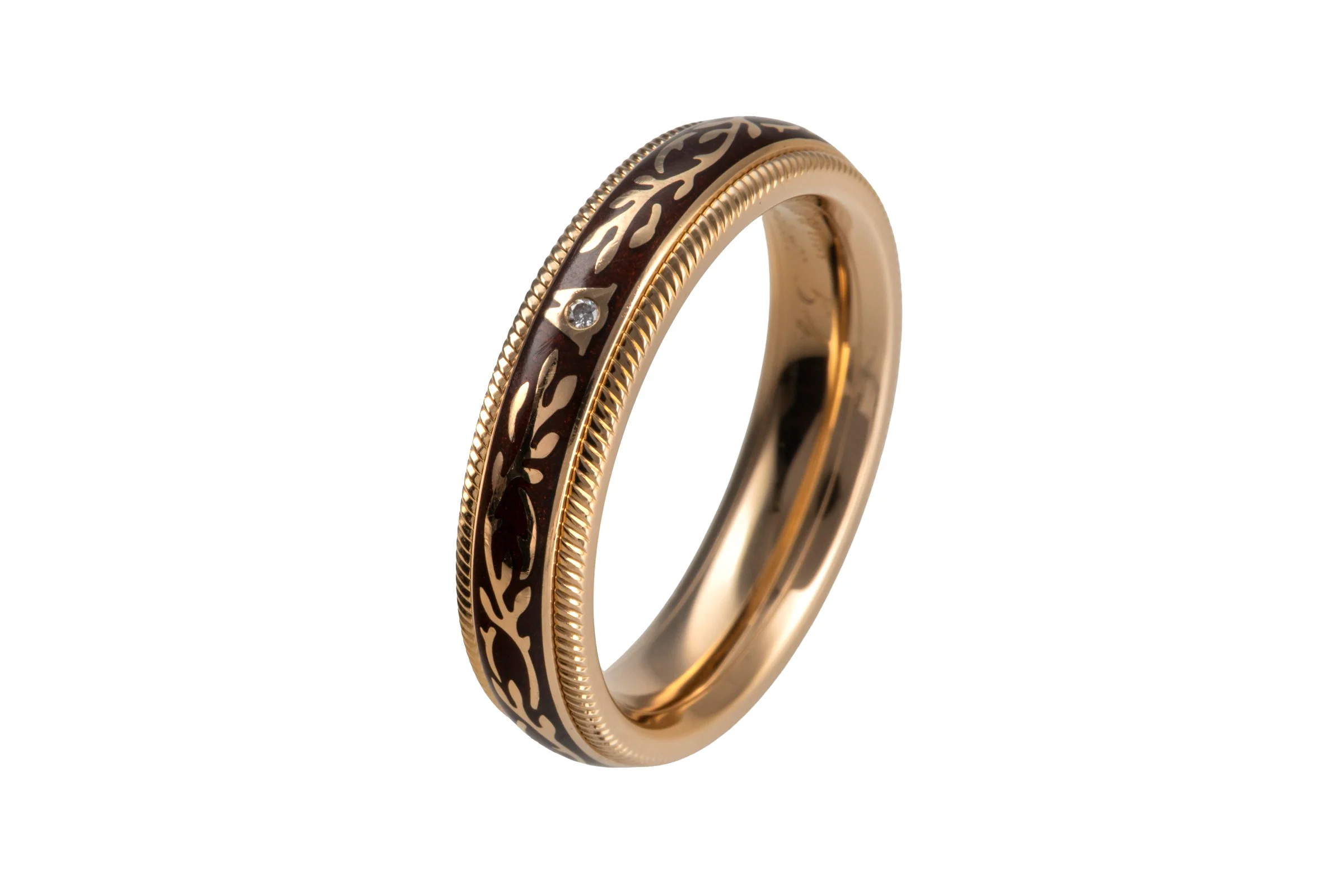 Wellendorff ring Nougat Fantasie rotating ring 18k (0.750) gold Size 54 B&P [KL25998] - Image 6