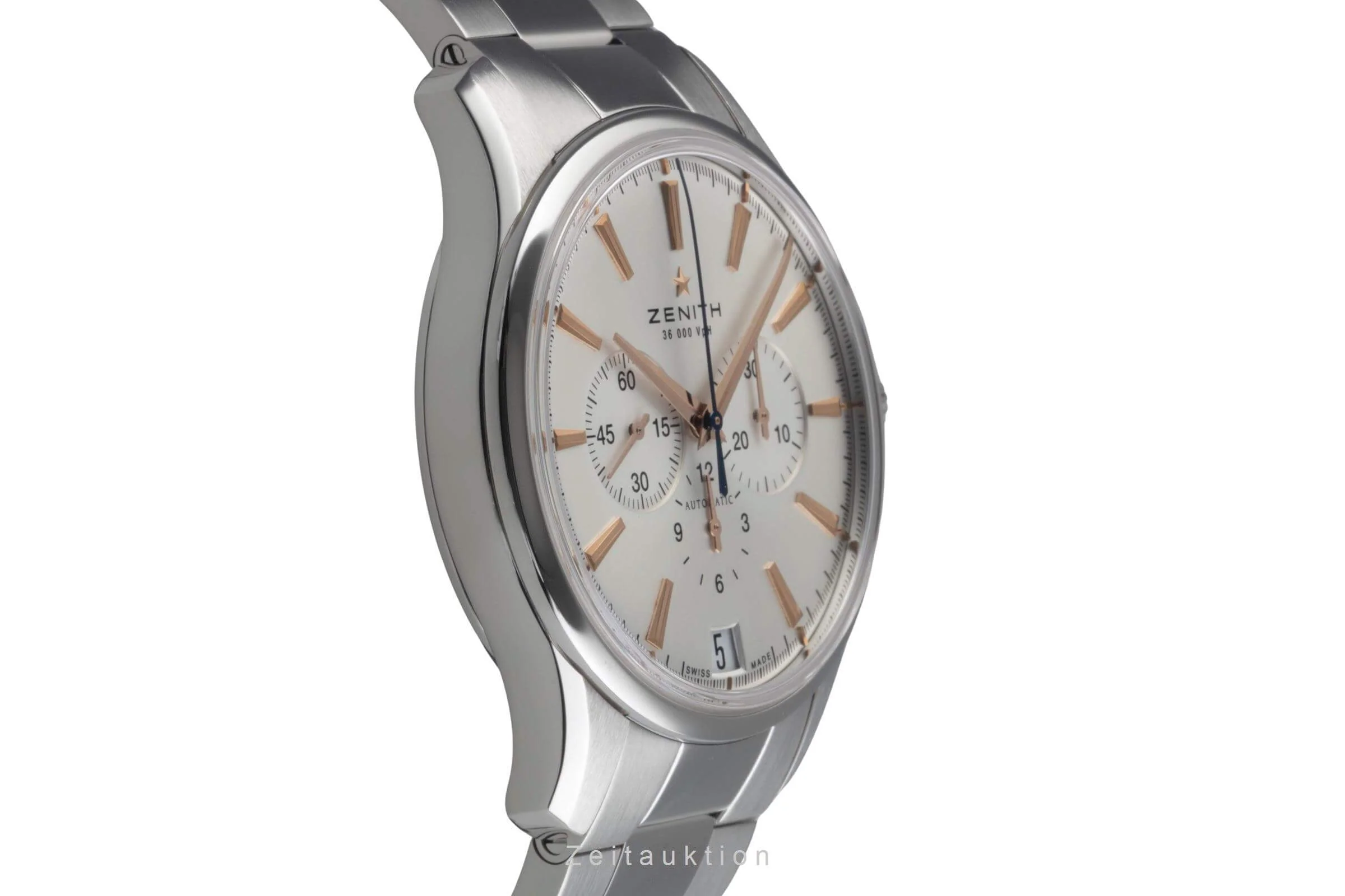 Zenith Captain chronograph steel automatic men's watch 03.2110.400/01.C498 LP: 12300EUR  [2500498] - Image 8
