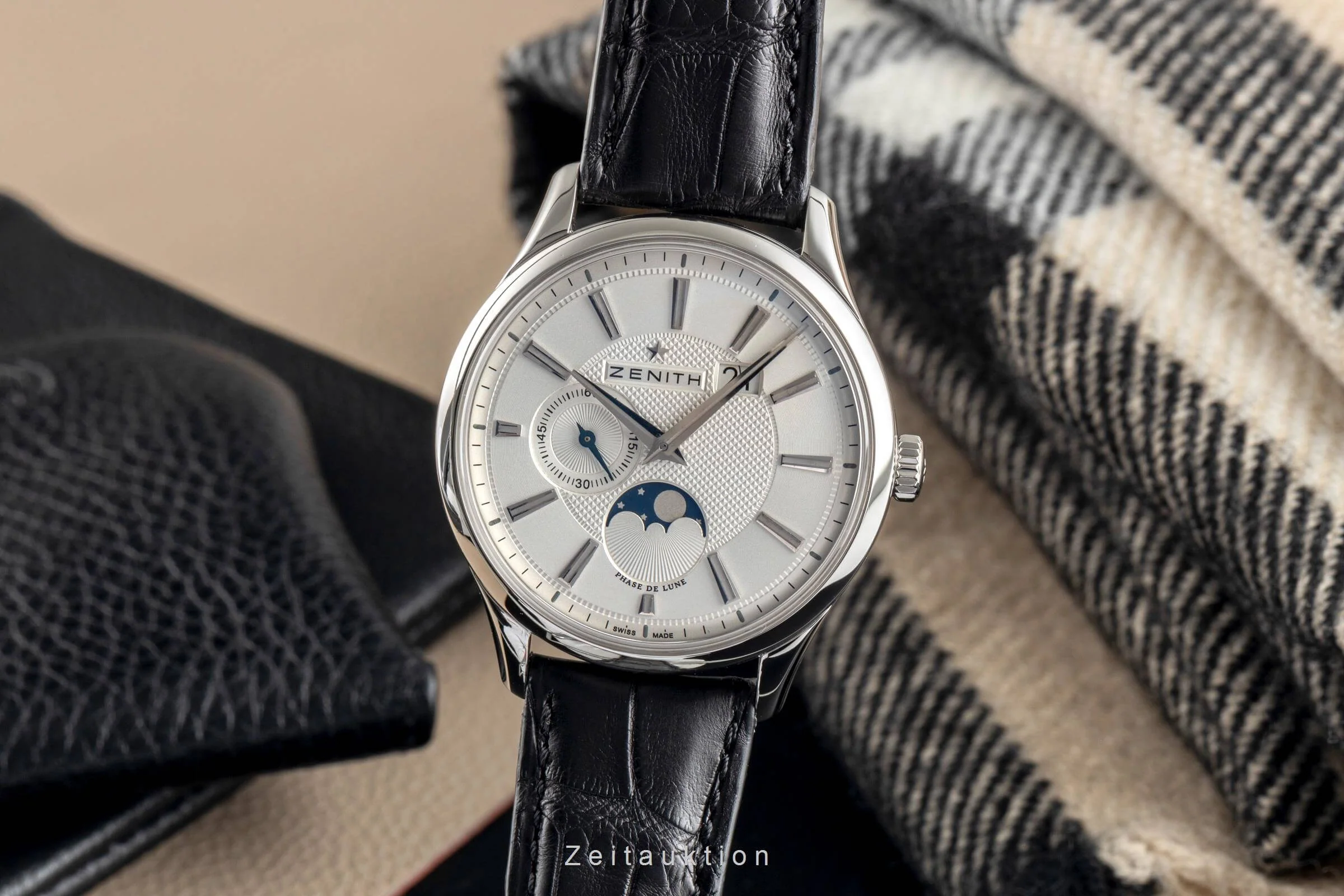 Zenith Captain steel automatic men's watch 03.2140.691  [2501148] - Image 2