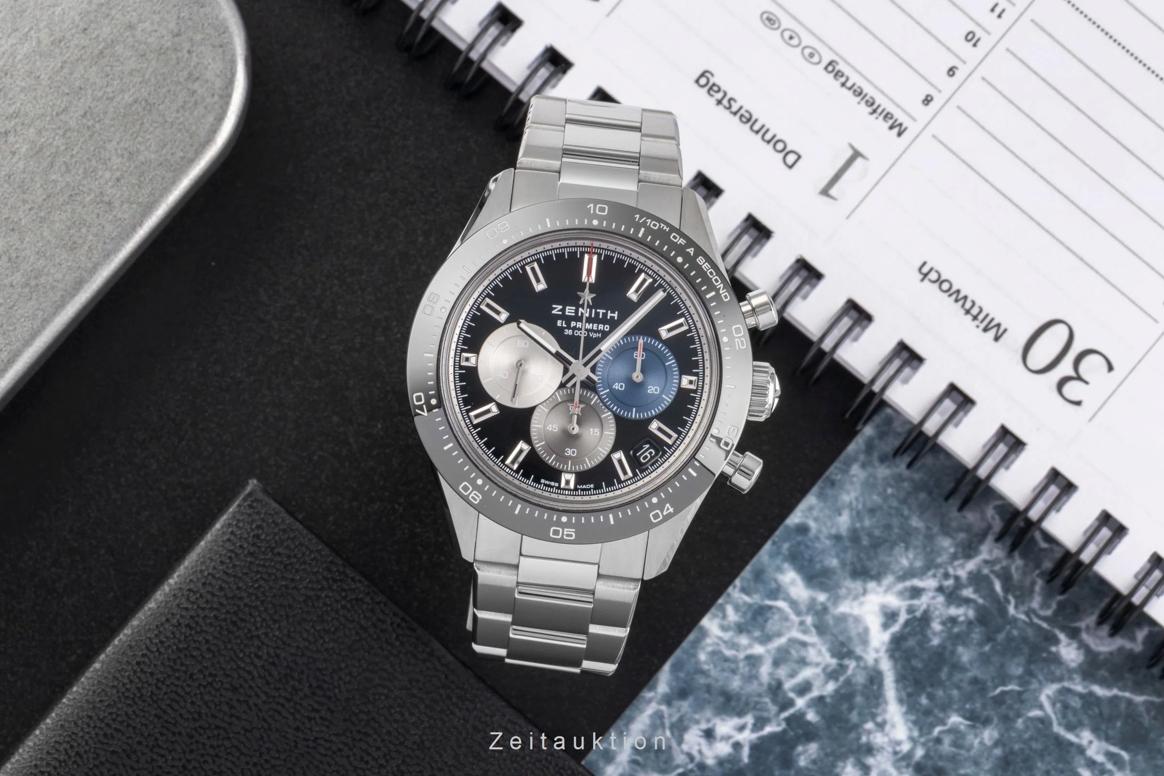 Zenith Chronomaster chronograph steel automatic men's watch 03.3100.3600/21.M3100	 LP: 11800EUR  [2503253] - Image 4