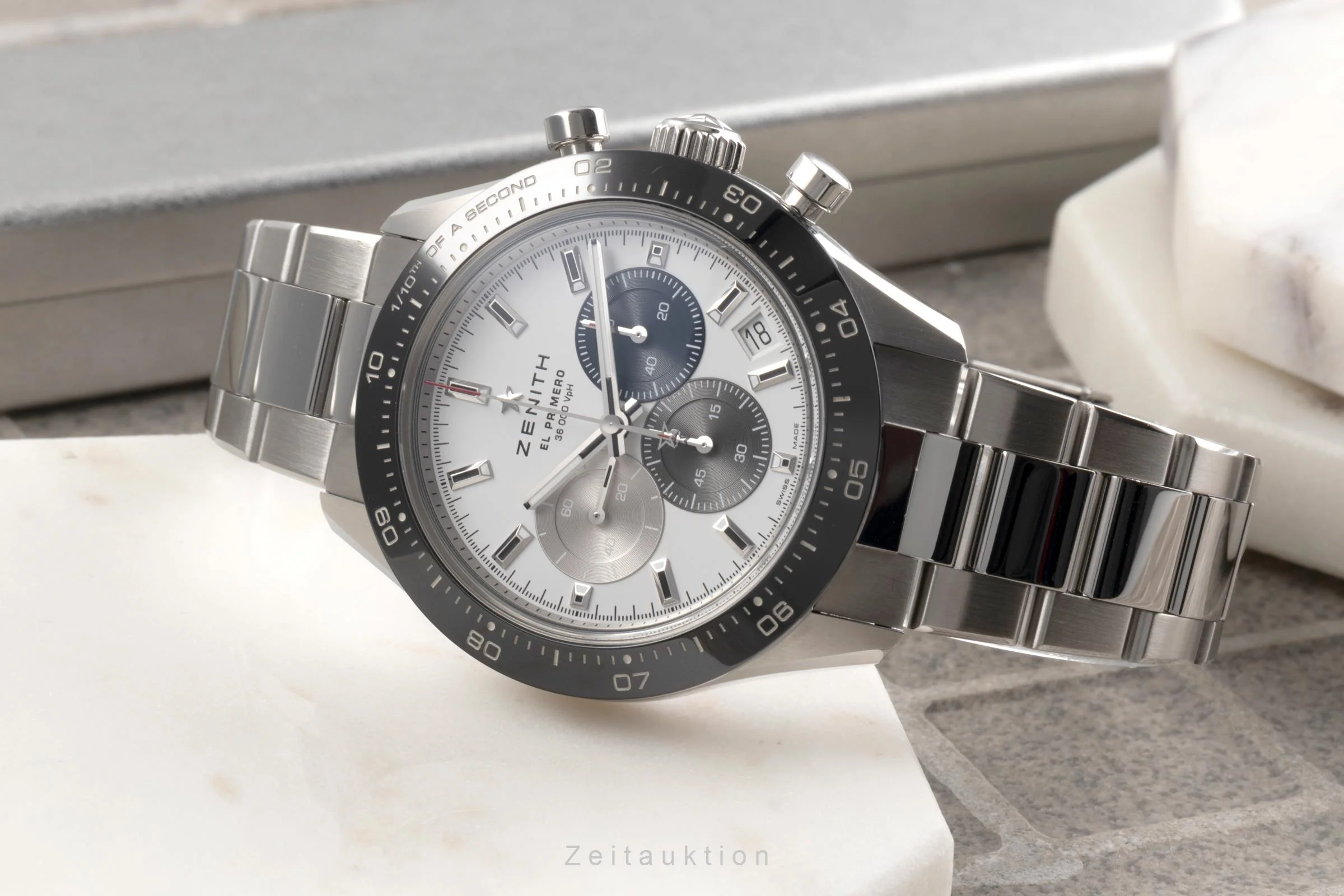 Zenith Chronomaster chronograph steel automatic men's watch 03.3100.3600/69.M3100 LP: 11800EUR  [2503872] - Image 3