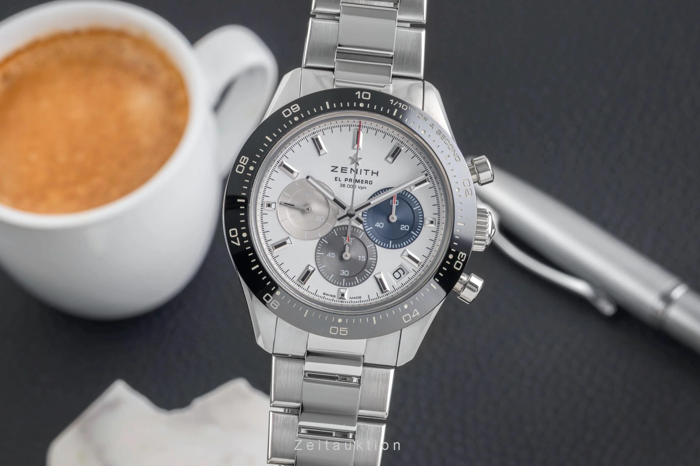 Zenith Chronomaster chronograph steel automatic men's watch 03.3100.3600/69.M3100 LP: 12000EUR  [2504033] - Image 2