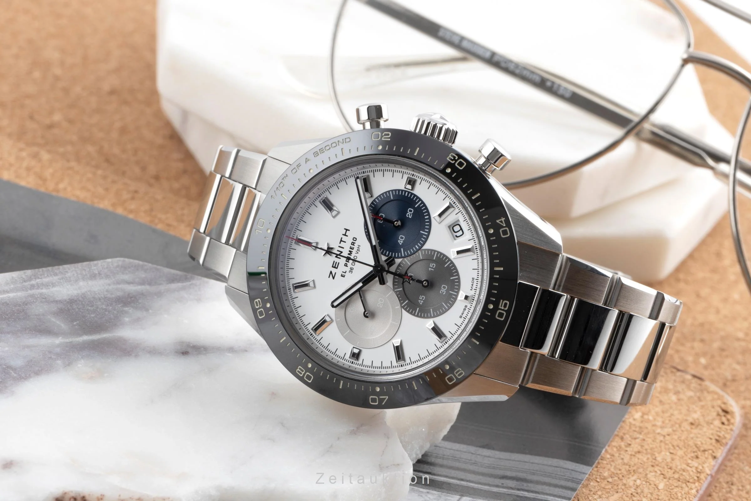 Zenith Chronomaster chronograph steel automatic men's watch 03.3100.3600/69.M3100	 LP: 12000EUR  [2504886] - Image 3