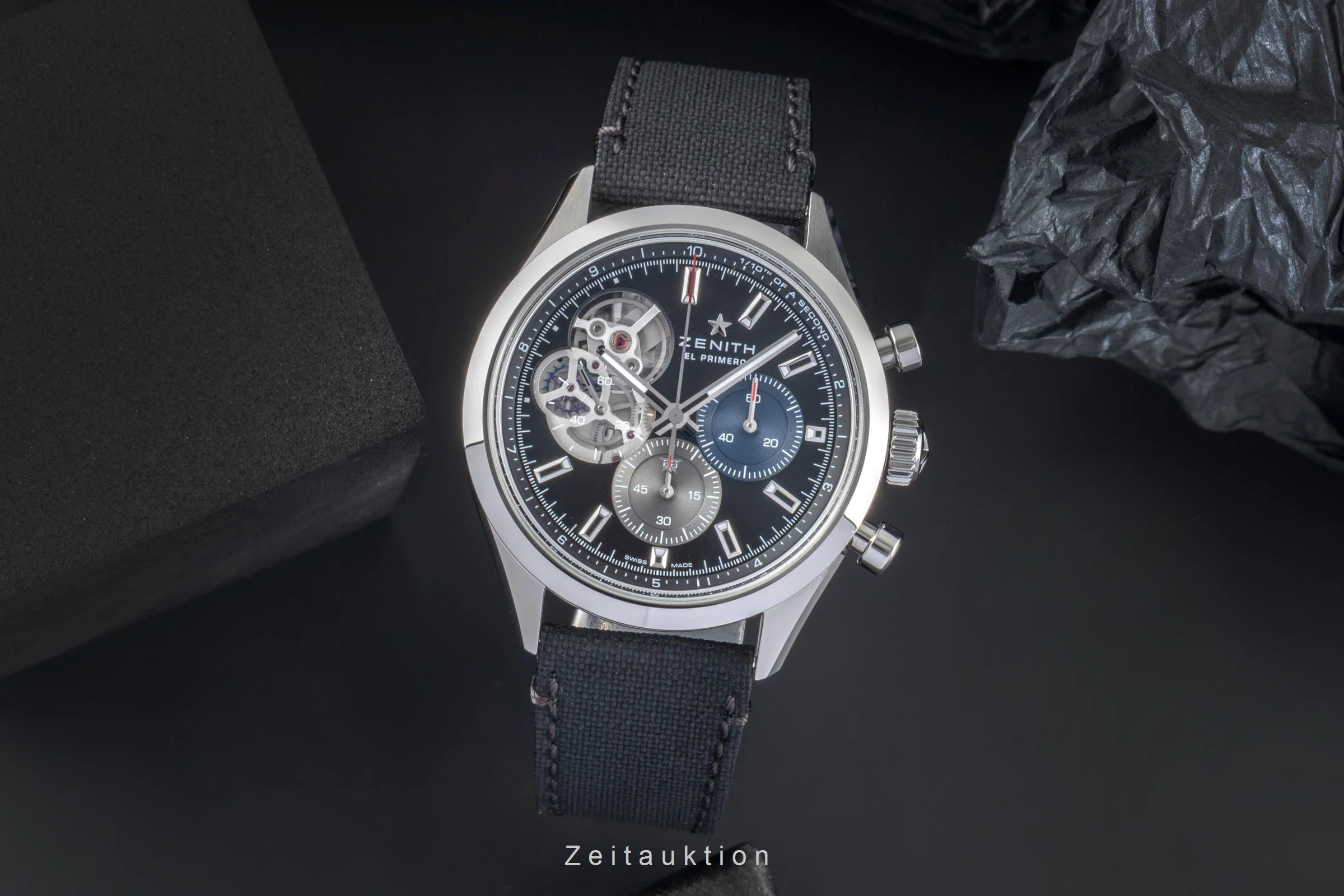 Zenith Chronomaster chronograph steel automatic men's watch 03.3300.3604/21.C822 LP: 10100EUR  [2505595] - Image 4