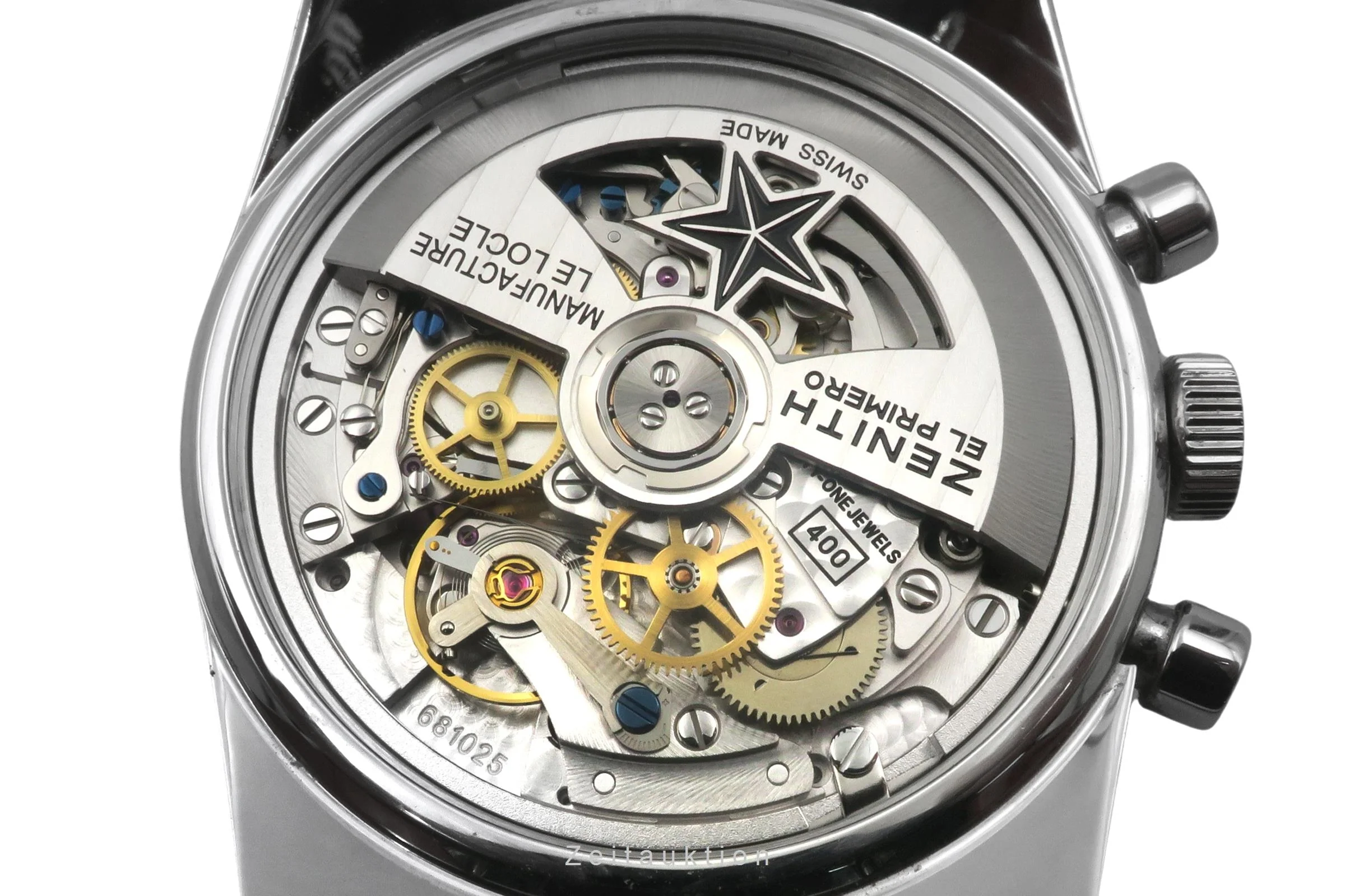 Zenith Chronomaster chronograph steel automatic men's watch 03.A384.400/385.M385 LP: 9800EUR  [2503798] - Image 15
