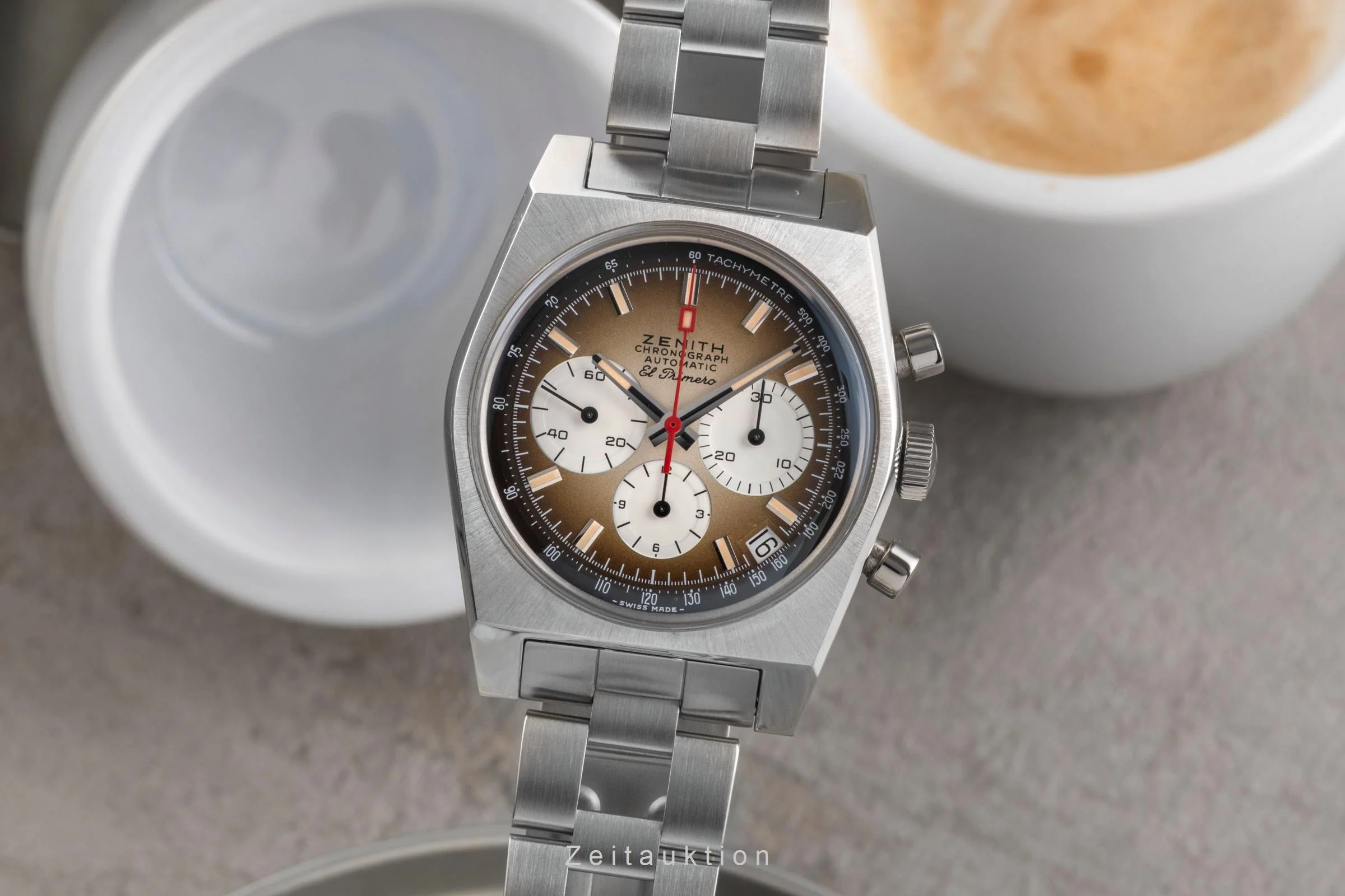 Zenith Chronomaster chronograph steel automatic men's watch 03.A384.400/385.M385 LP: 9800EUR  [2503798] - Image 2