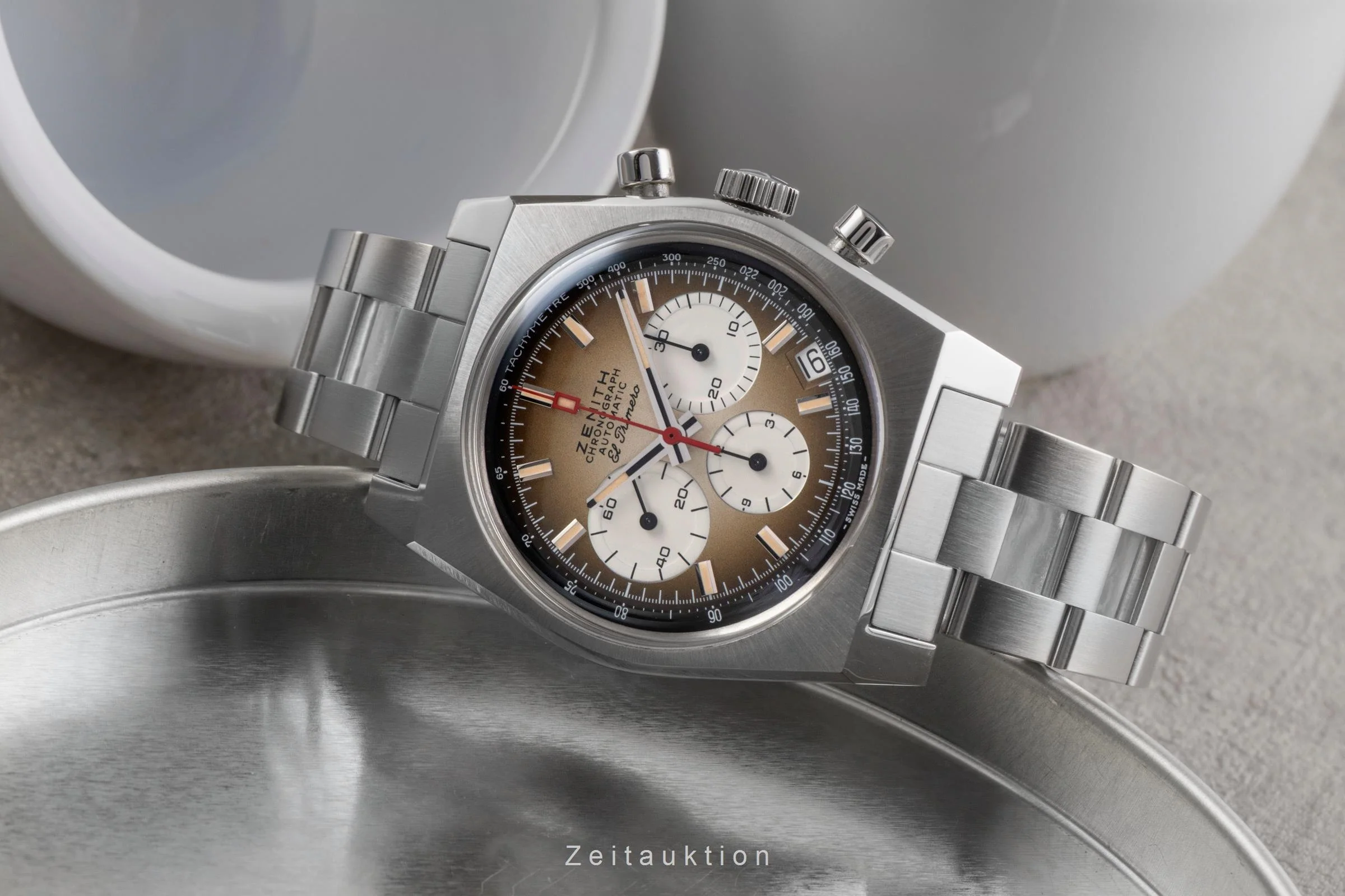Zenith Chronomaster chronograph steel automatic men's watch 03.A384.400/385.M385 LP: 9800EUR  [2503798] - Image 3