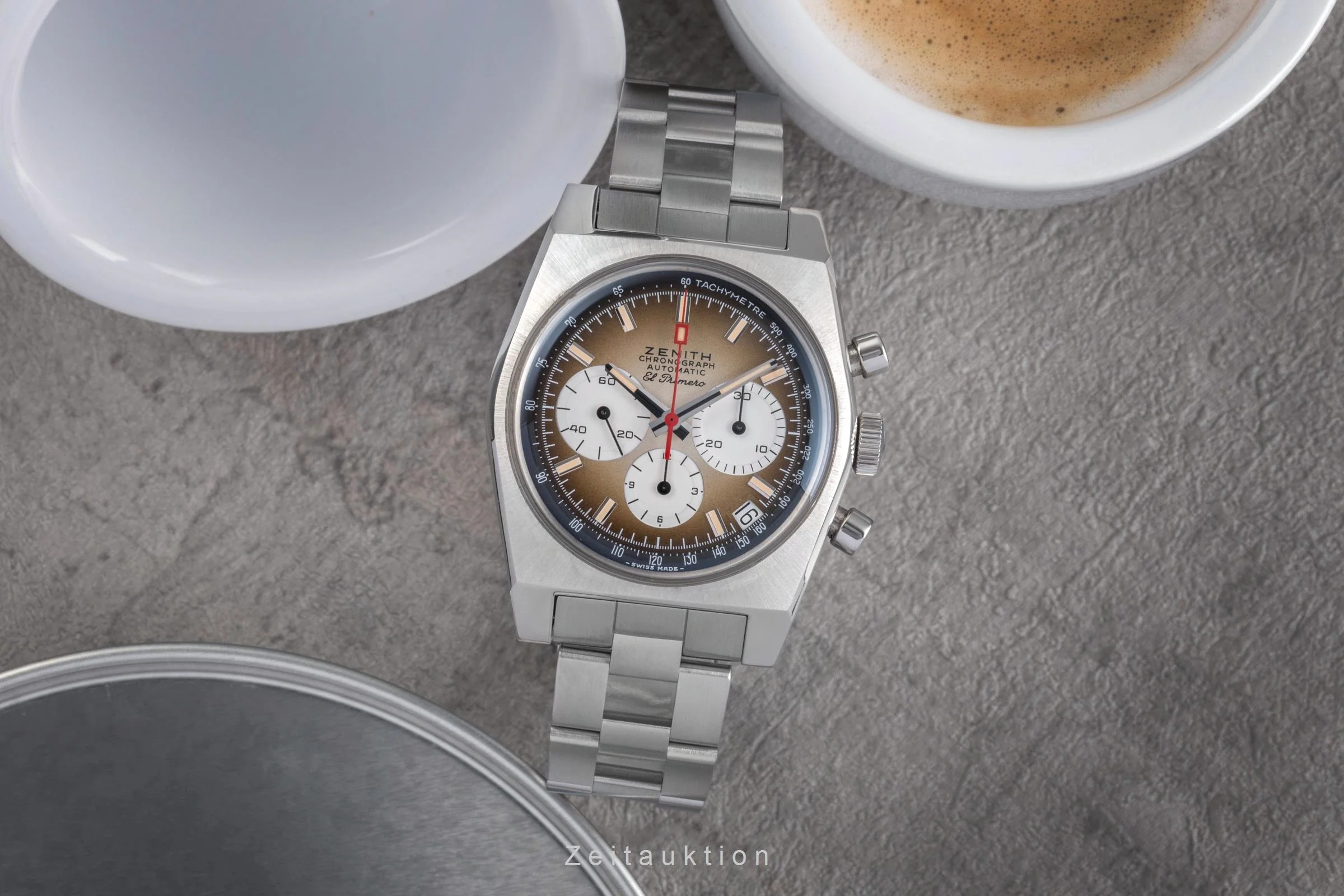 Zenith Chronomaster chronograph steel automatic men's watch 03.A384.400/385.M385 LP: 9800EUR  [2503798] - Image 4