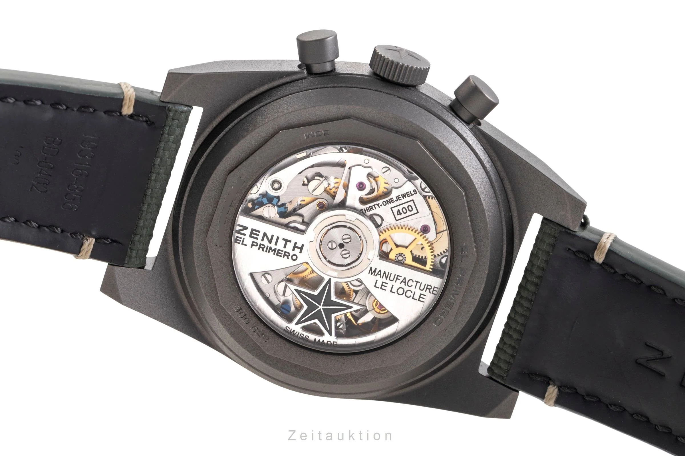 Zenith Chronomaster chronograph titanium automatic men's watch 97.T384.400/57.C856  [2505412] - Image 12