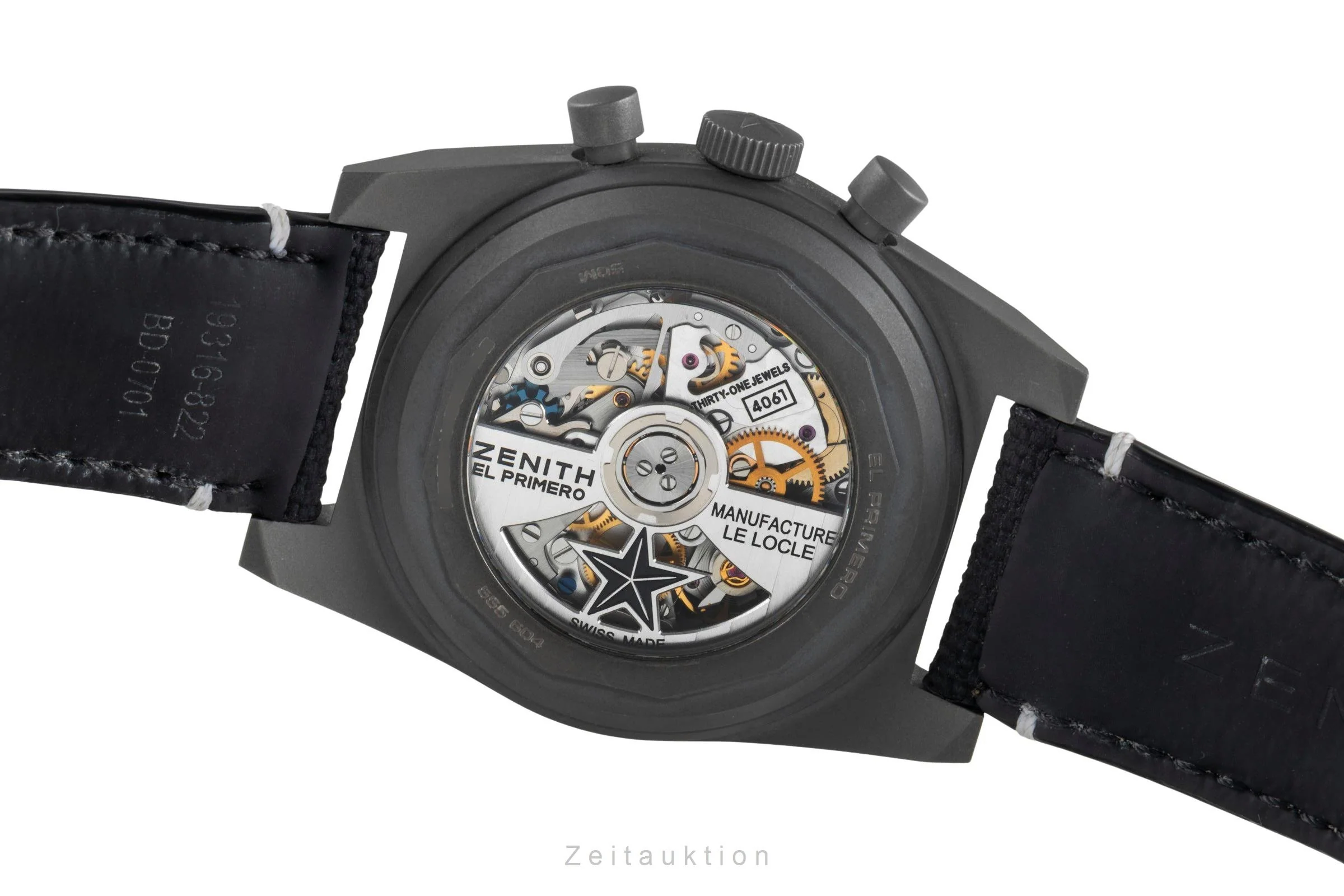 Zenith Chronomaster chronograph titanium automatic men's watch 97.T384.4061/21.C822 LP: 9800EUR  [2505488] - Image 12