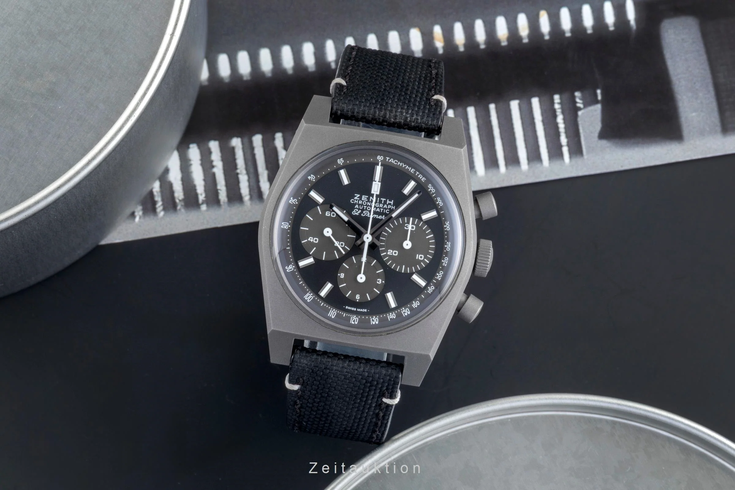 Zenith Chronomaster chronograph titanium automatic men's watch 97.T384.4061/21.C822 LP: 9800EUR  [2505488] - Image 4
