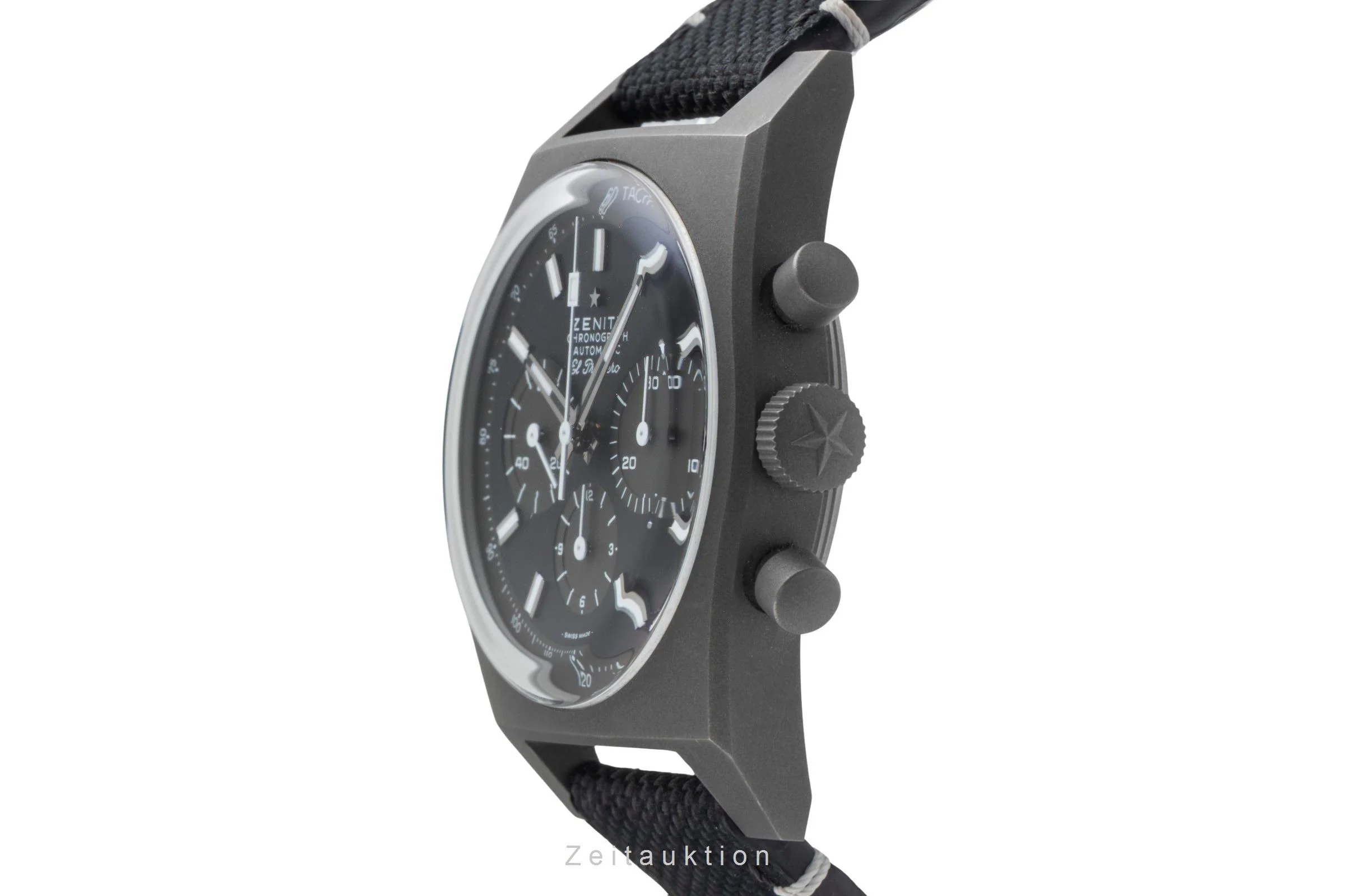 Zenith Chronomaster chronograph titanium automatic men's watch 97.T384.4061/21.C822 LP: 9800EUR  [2505488] - Image 7