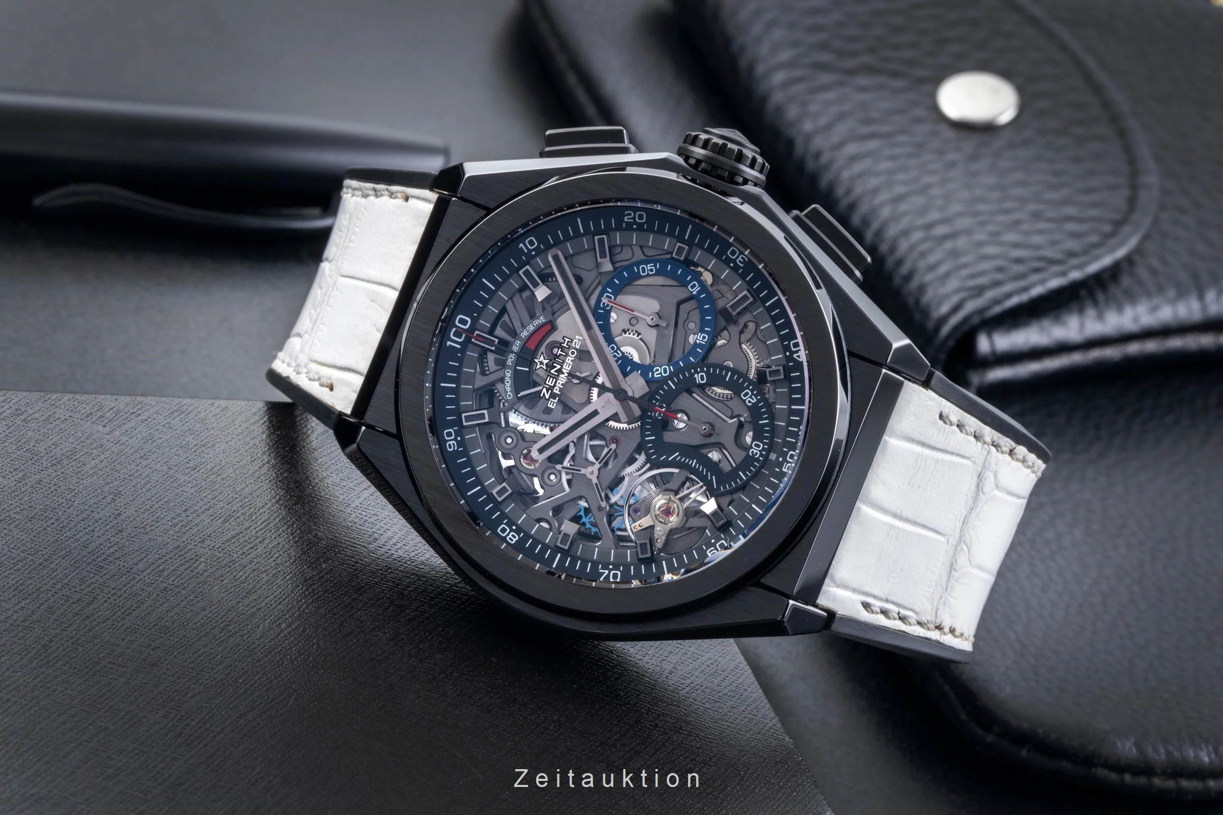 Zenith Defy chronograph ceramic automatic men's watch 49.9000.9004/78.R582 LP: 12000EUR  [2506363] - Image 3