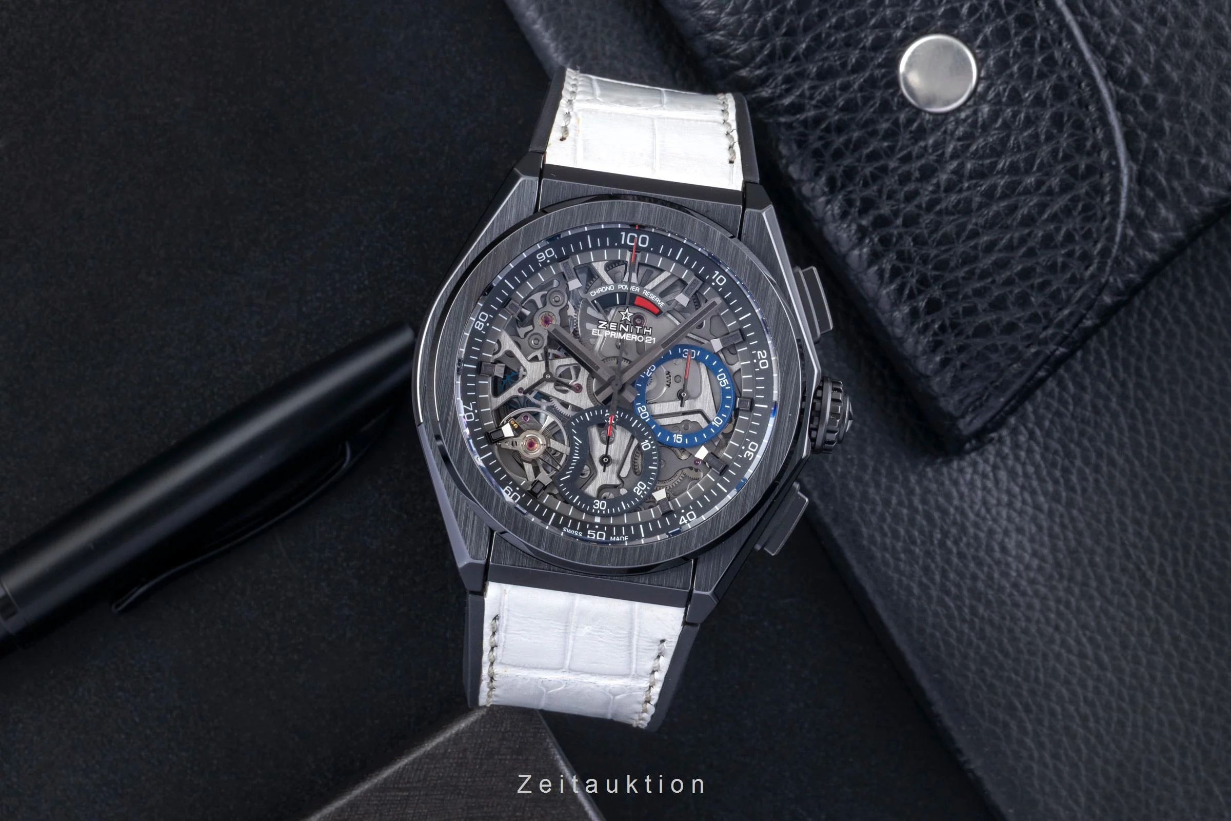 Zenith Defy chronograph ceramic automatic men's watch 49.9000.9004/78.R582 LP: 12000EUR  [2506363] - Image 4