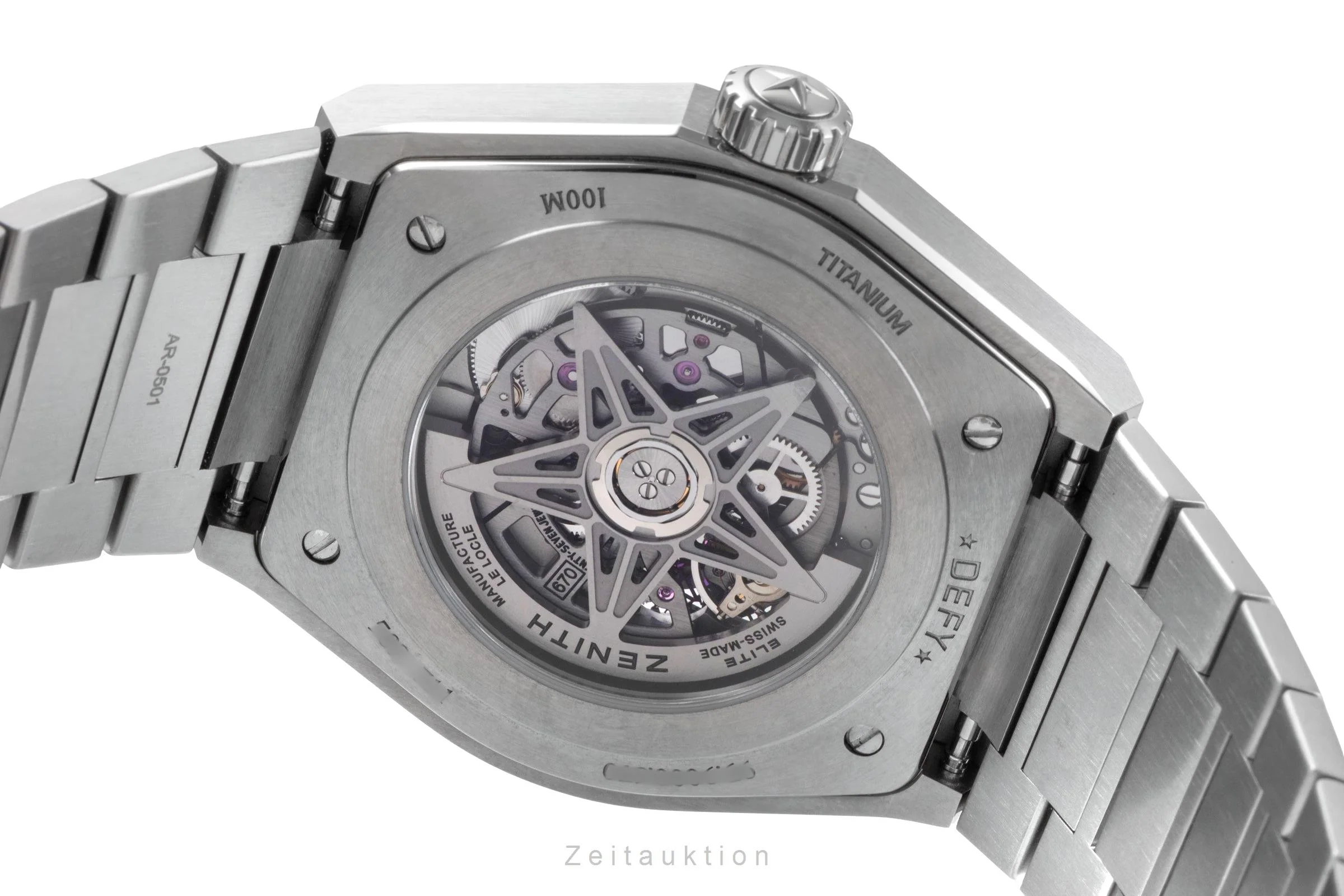 Zenith Defy titanium automatic men's watch 95.9000.670/78.M9000	  [2505719] - Image 12