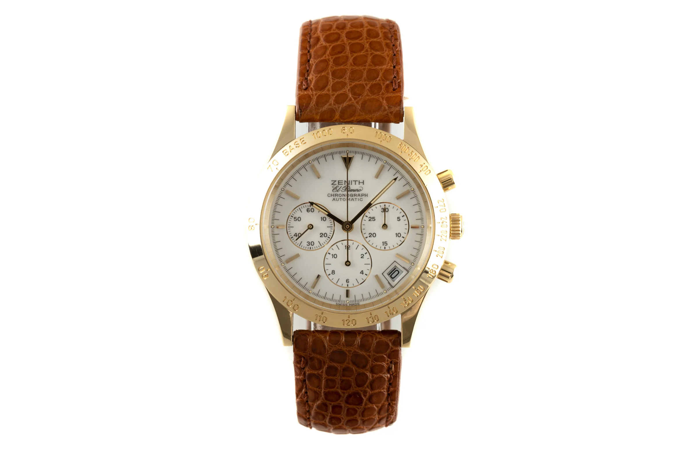 Zenith El Primero chronograph 18 ct gold automatic men's watch 06-0050-400-B  [2105526] - Image 4