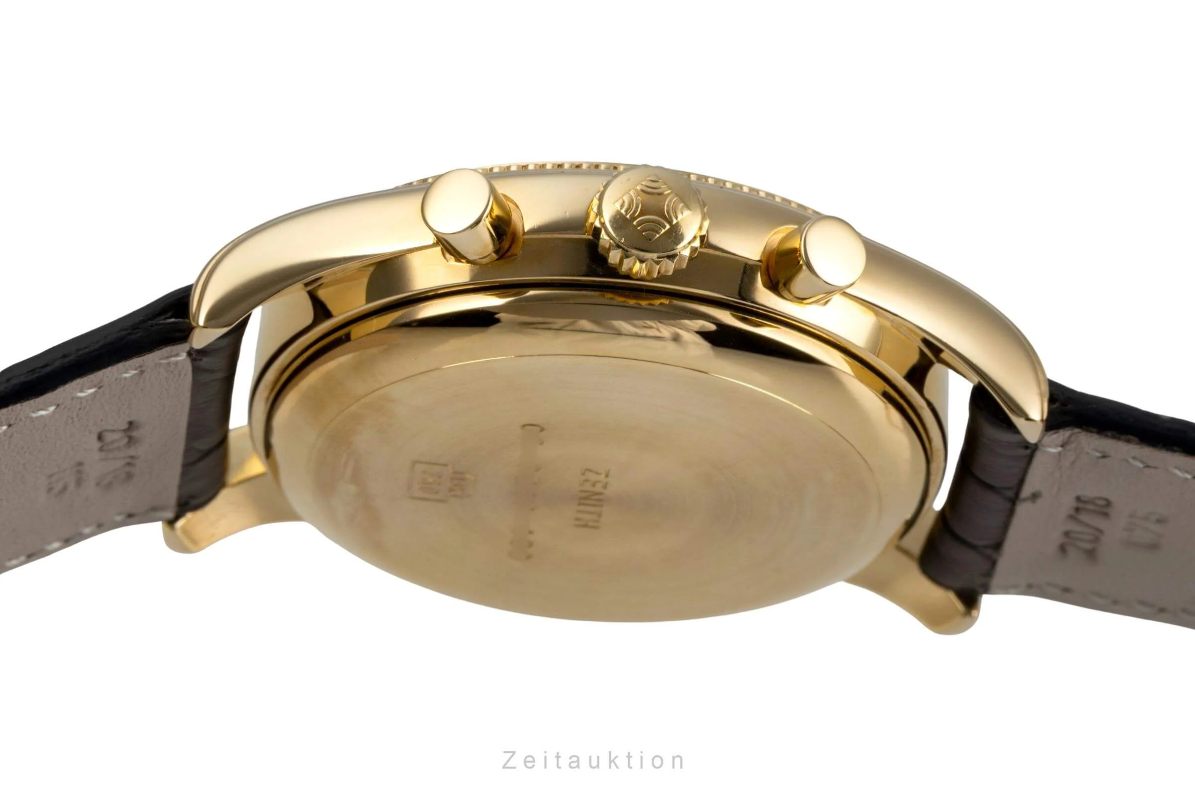 Zenith El Primero chronograph 18 ct gold automatic men's watch 06-0210-400  [2406012] - Image 10