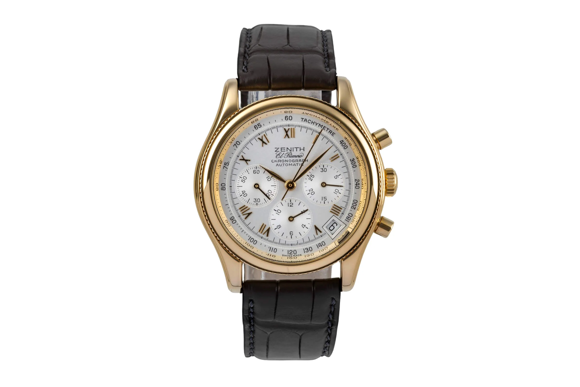Zenith El Primero chronograph 18 ct gold automatic men's watch 06-0210-400  [2406012] - Image 5