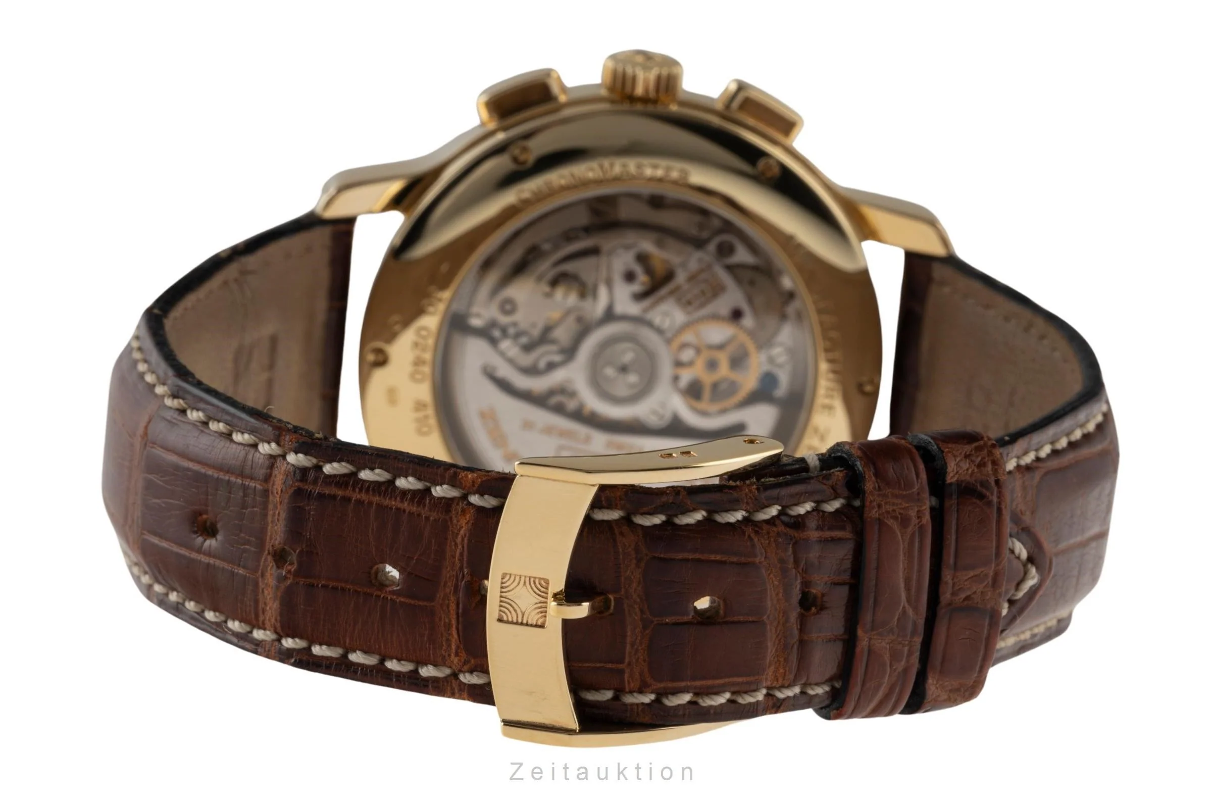 Zenith El Primero chronograph 18 ct gold automatic men's watch 30.0240.410  [2400176] - Image 15