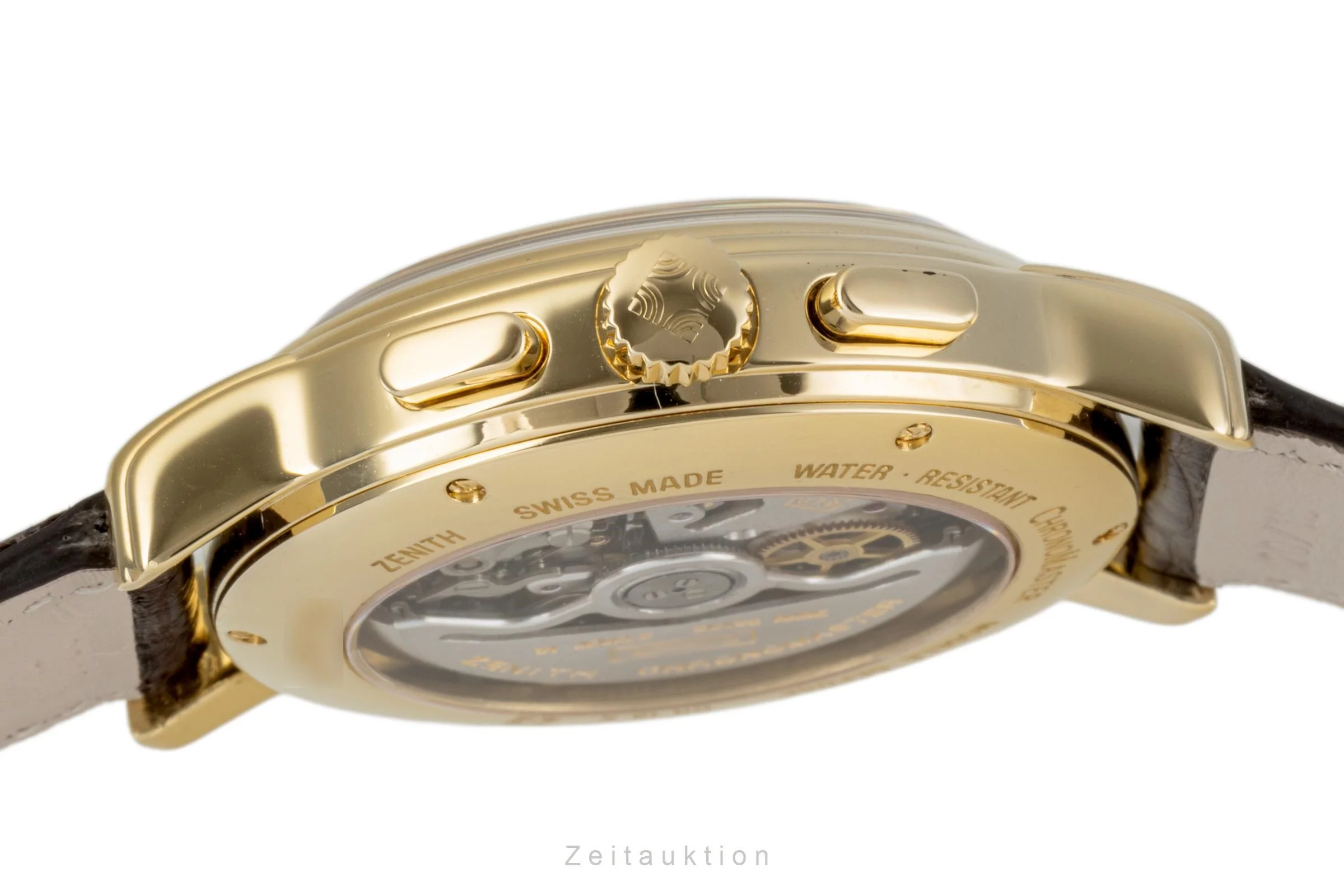 Zenith El Primero chronograph 18 ct gold automatic men's watch 30.0243.410  [2301680] - Image 13