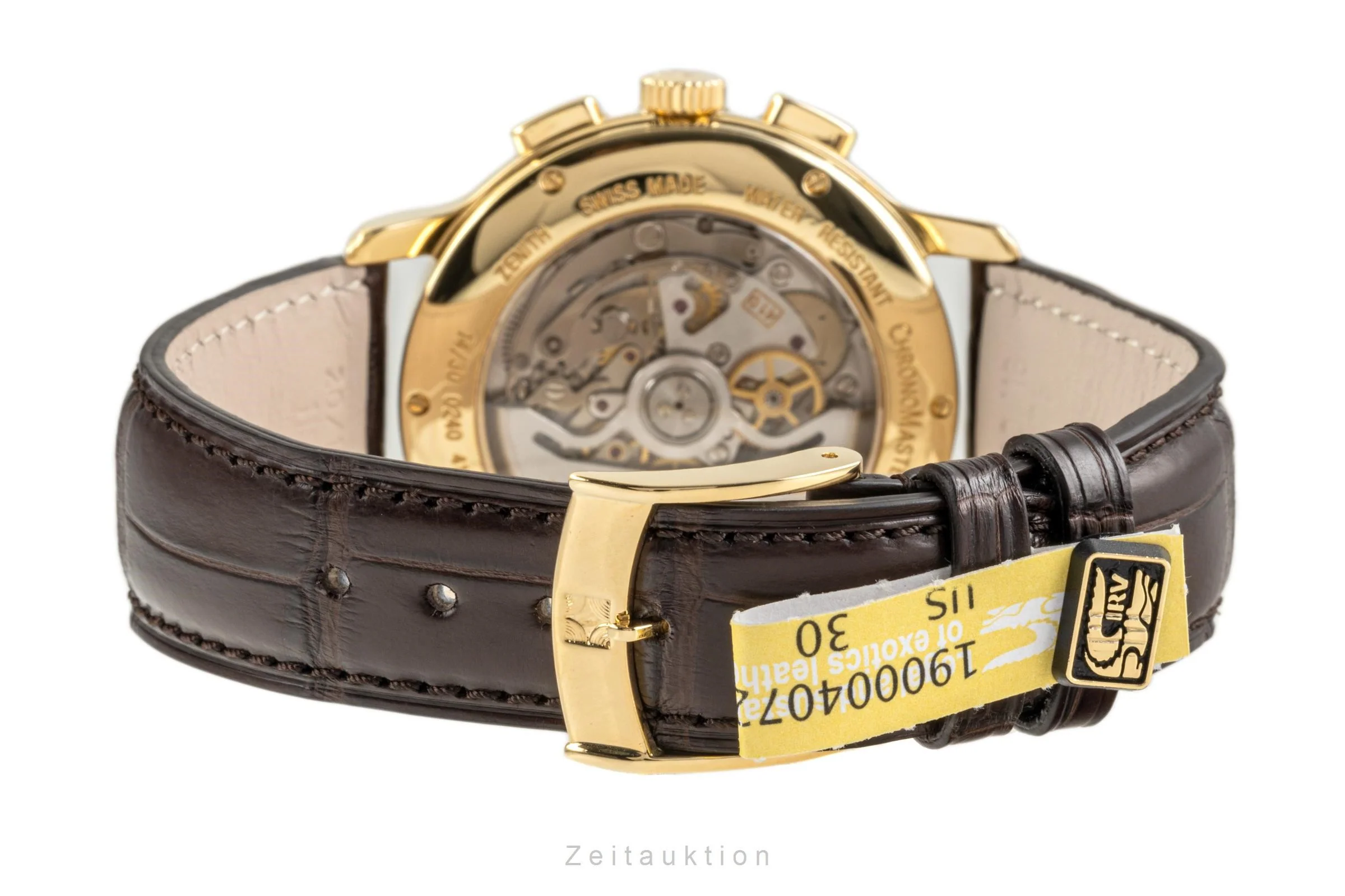 Zenith El Primero chronograph 18 ct gold automatic men's watch 30.0243.410  [2301680] - Image 16