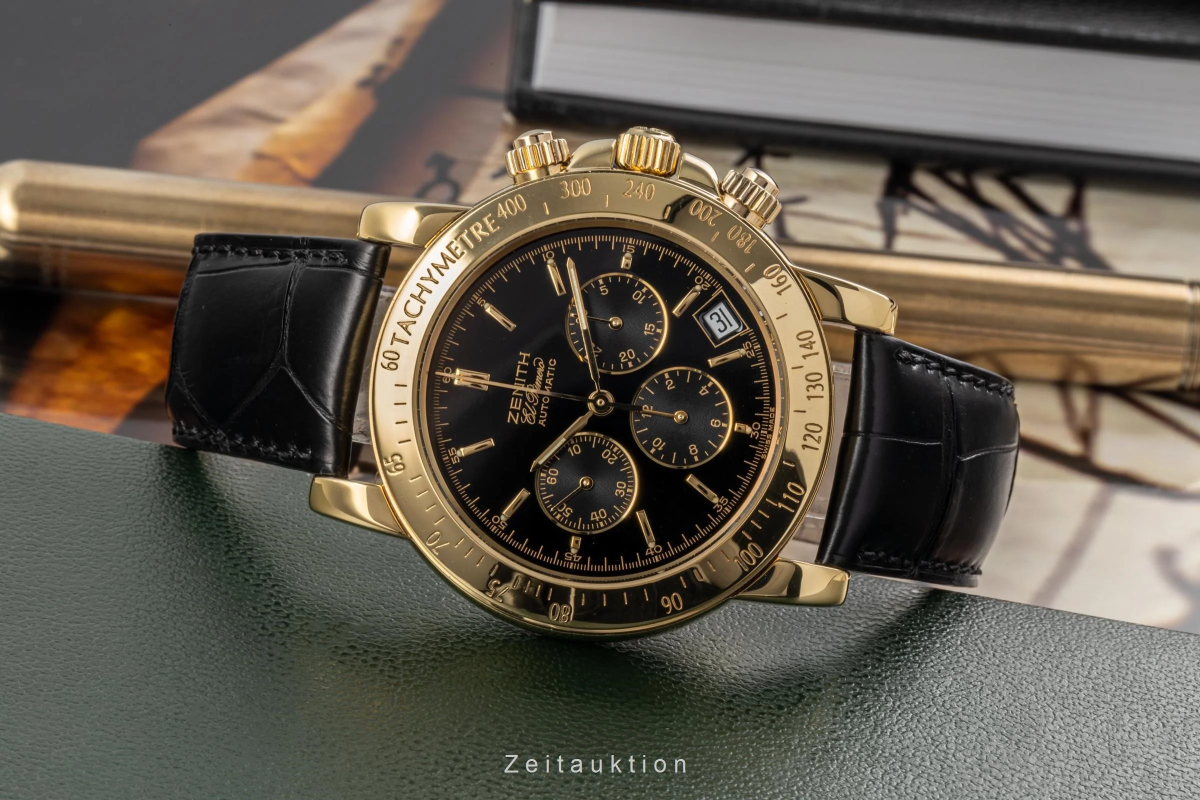Zenith El Primero chronograph 18 ct gold automatic men's watch 30.0360.400 LP: 19600EUR  [2206732] - Image 2