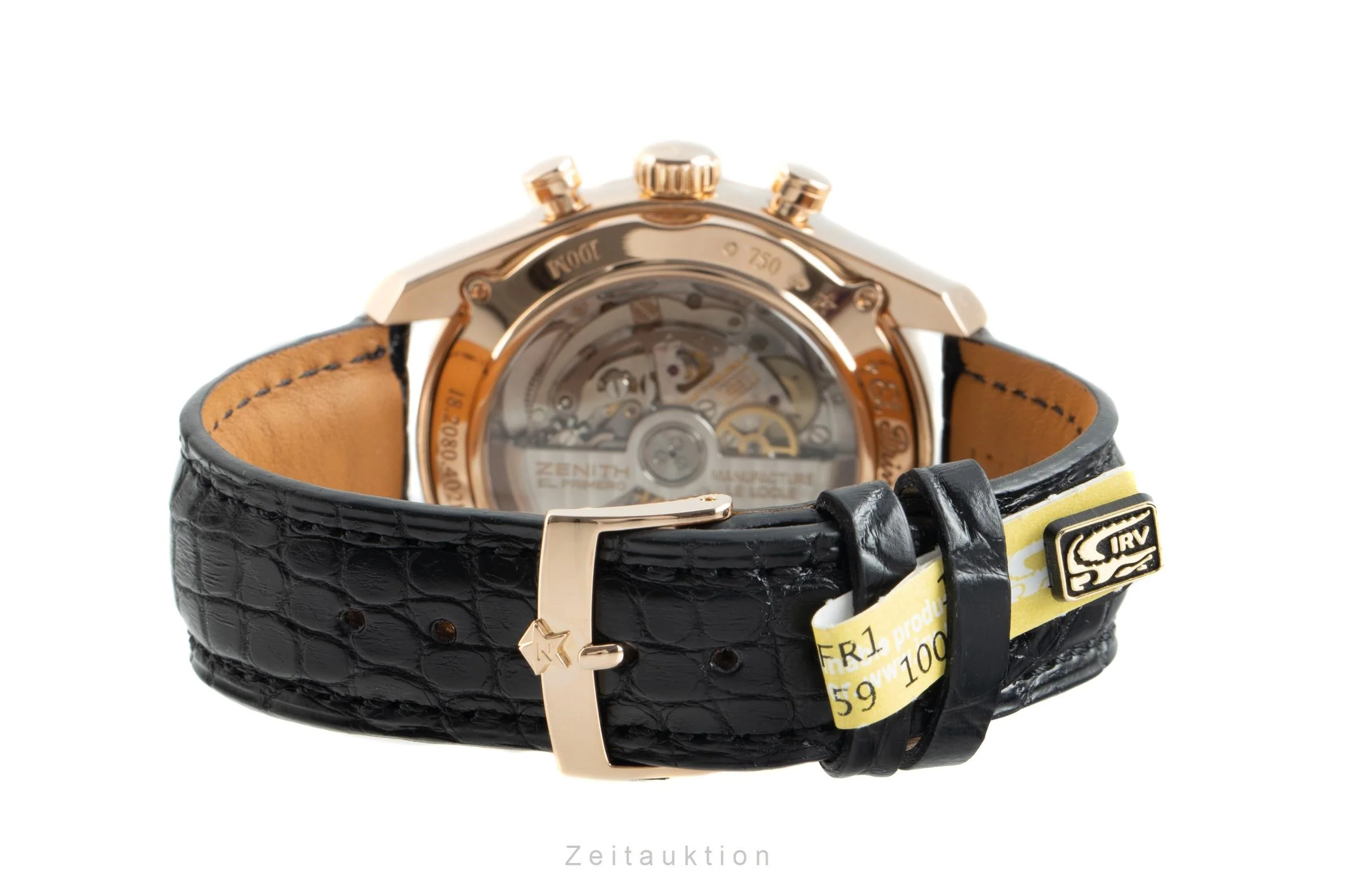 Zenith El Primero chronograph 18 ct red gold automatic men's watch 18.2080.4021/01.C494 LP: 18600EUR  [2109938] - Image 11