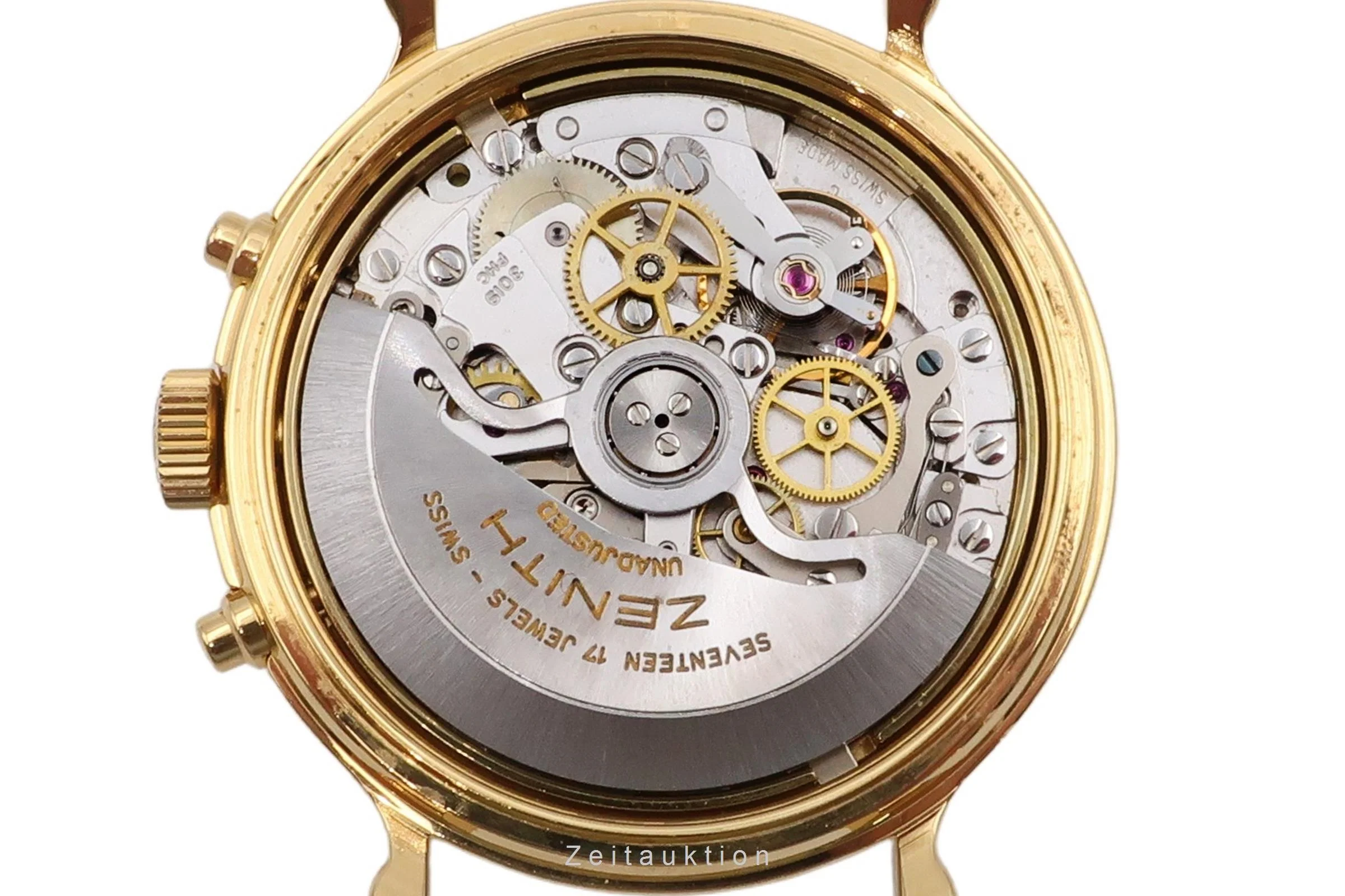 Zenith El Primero chronograph gilt-brass automatic men's watch 20.0020.435  [2506766] - Image 14
