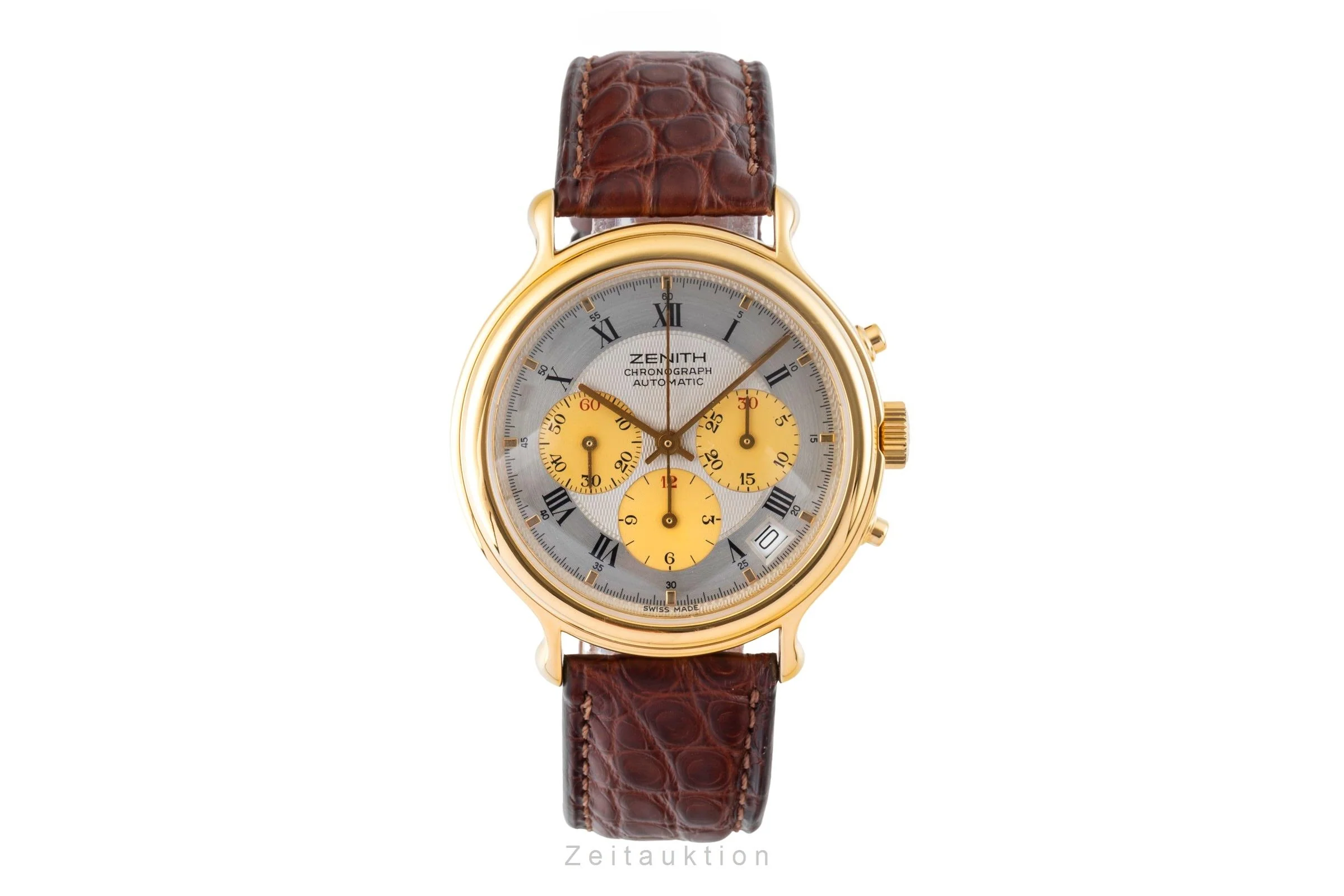 Zenith El Primero chronograph gilt-brass automatic men's watch 20.0020.435  [2506766] - Image 5