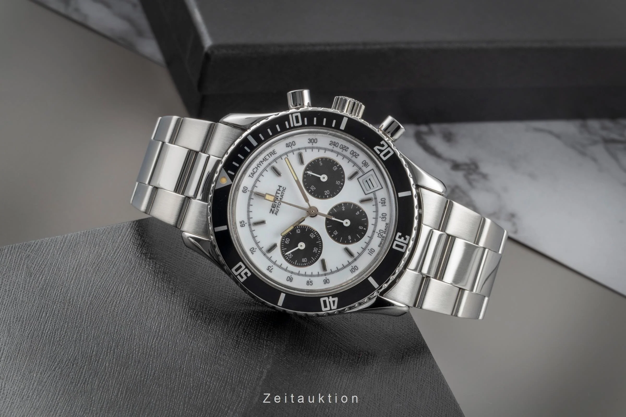 Zenith El Primero chronograph steel automatic men's watch 01.0040.400  [2504916] - Image 3