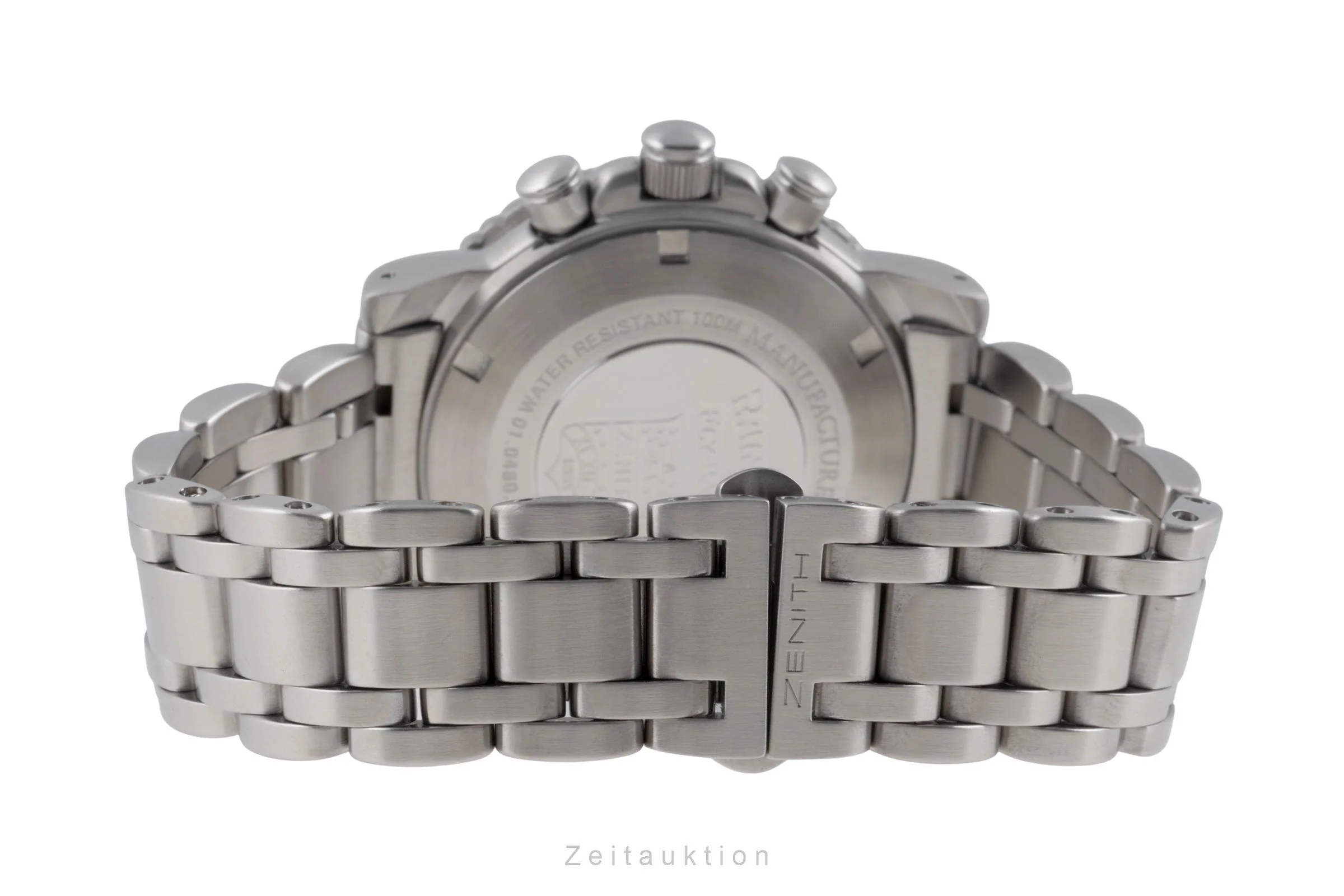 Zenith El Primero chronograph steel automatic men's watch 01.0480.405  [2506195] - Image 14