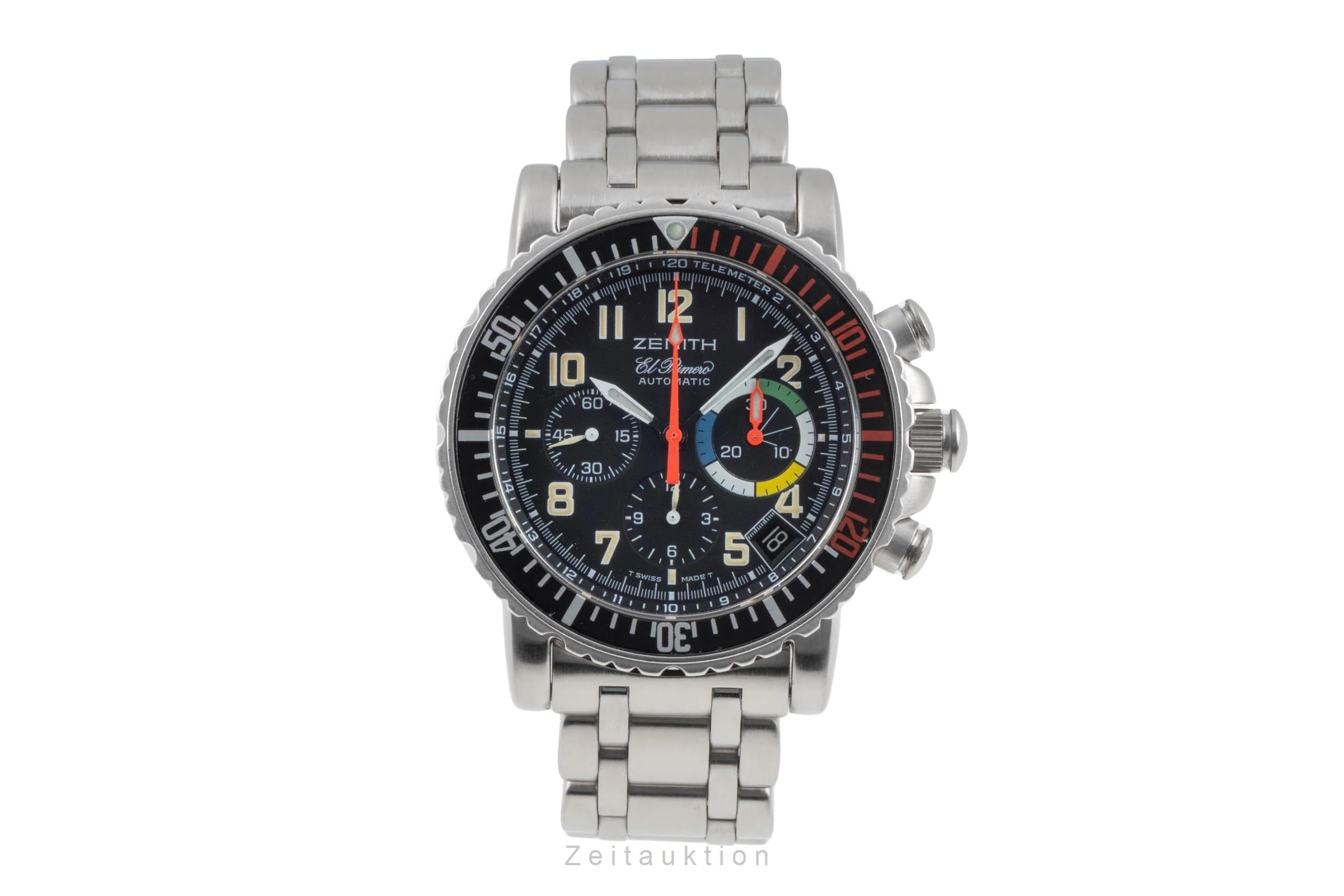 Zenith El Primero chronograph steel automatic men's watch 01.0480.405  [2506195] - Image 5