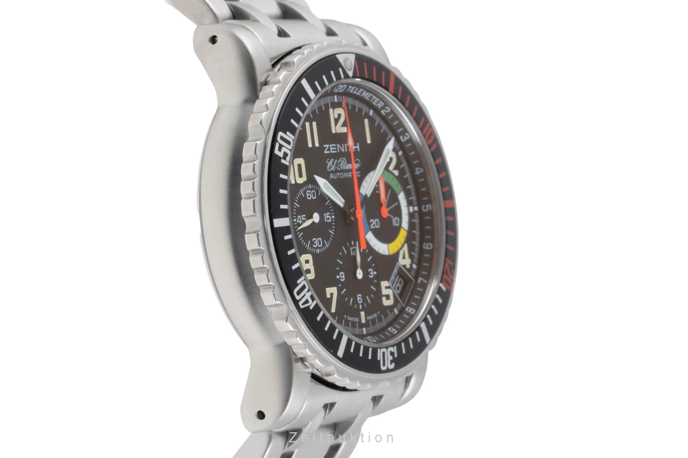 Zenith El Primero chronograph steel automatic men's watch 01.0480.405  [2506195] - Image 8