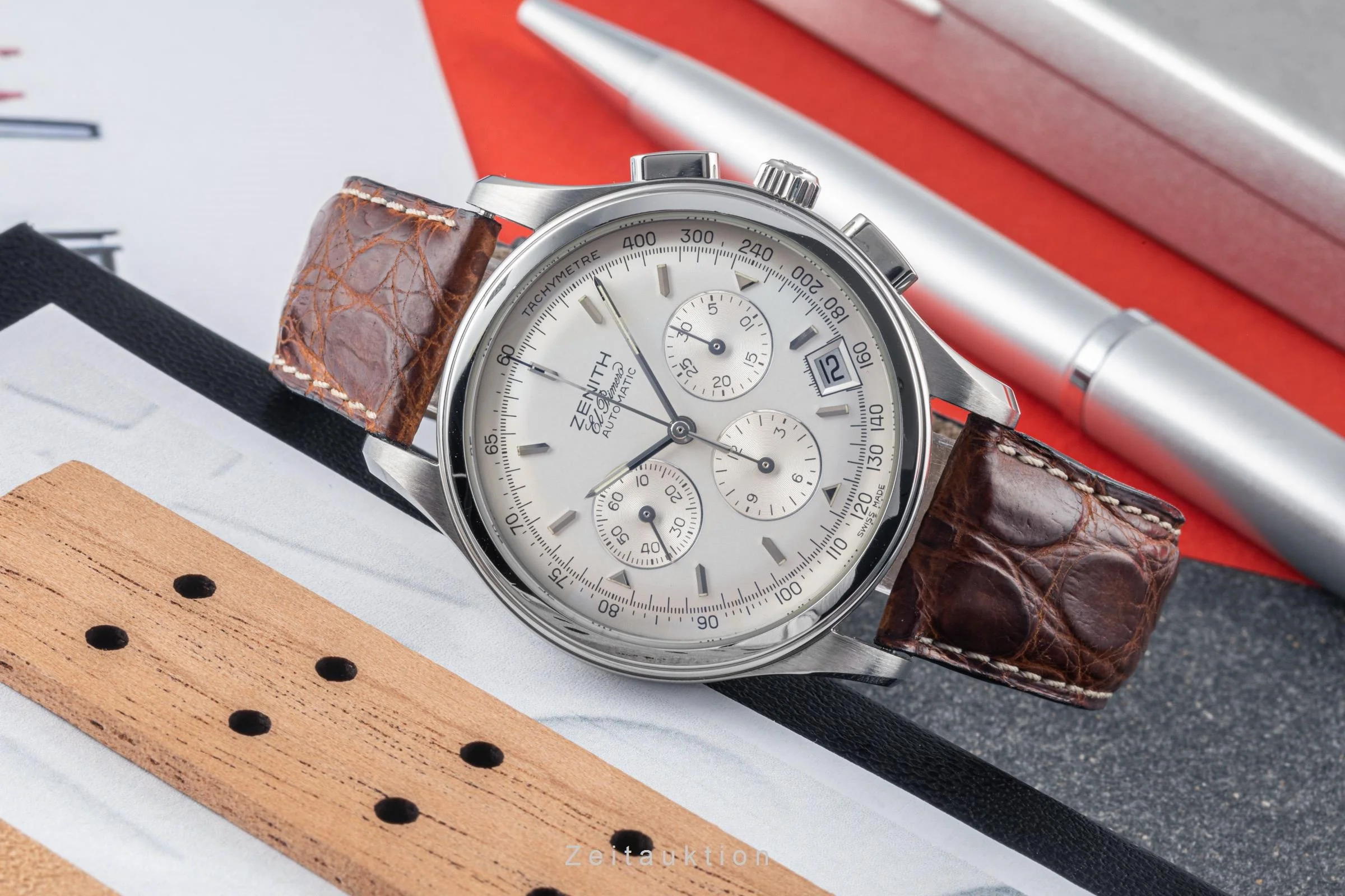 Zenith El Primero chronograph steel automatic men's watch 01.0500.400  [2305503] - Image 2