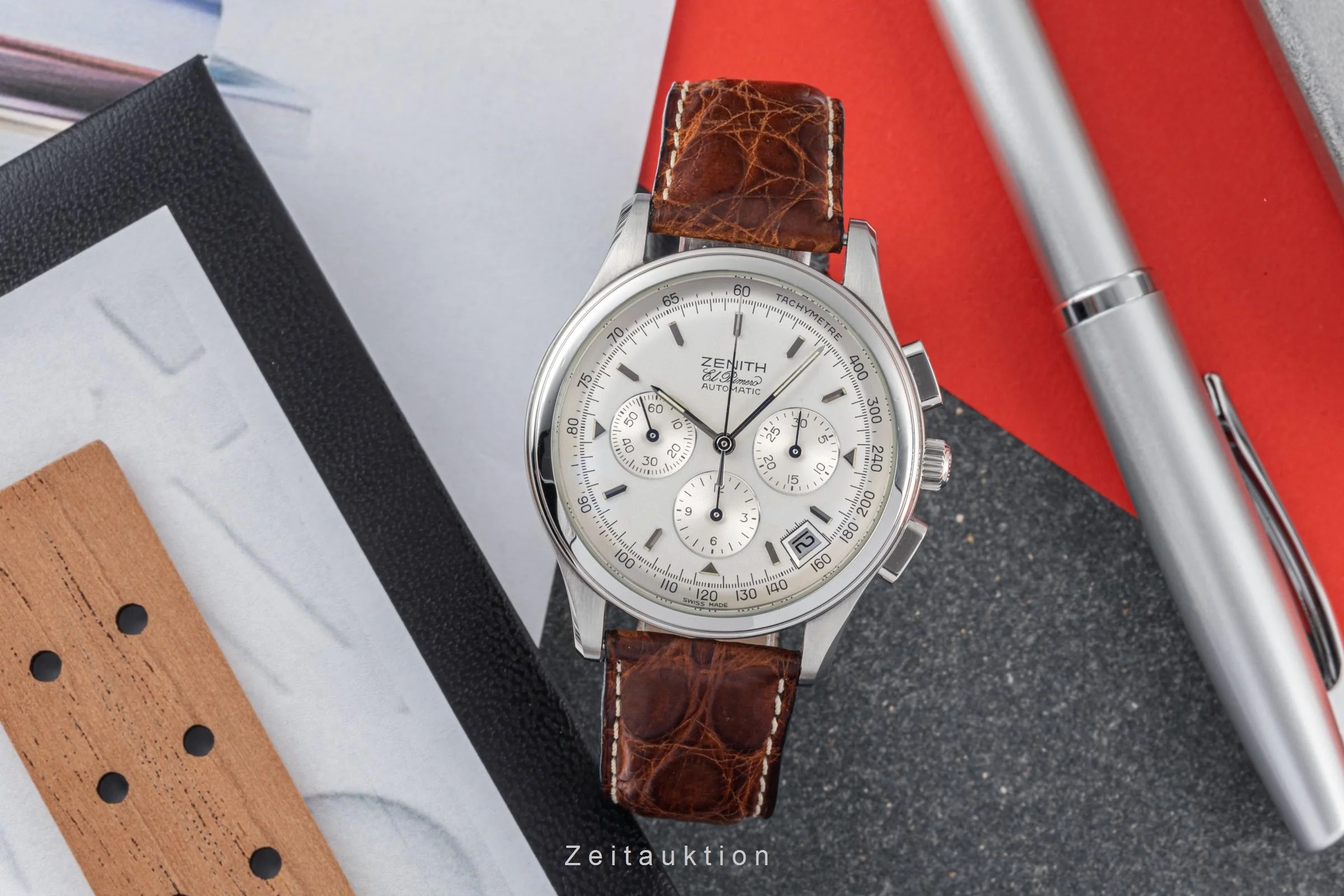 Zenith El Primero chronograph steel automatic men's watch 01.0500.400  [2305503] - Image 3