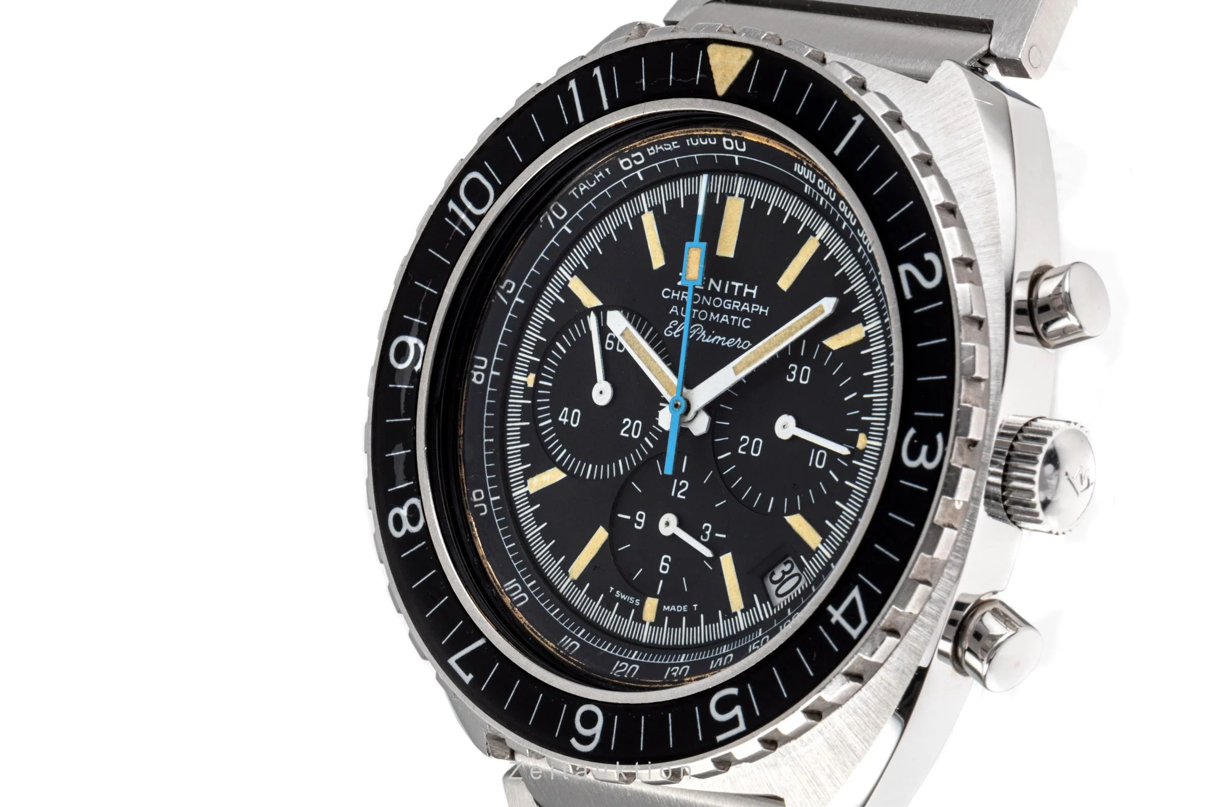 Zenith El Primero chronograph steel automatic men's watch 01-150-415 Vintage  [2103570] - Image 13