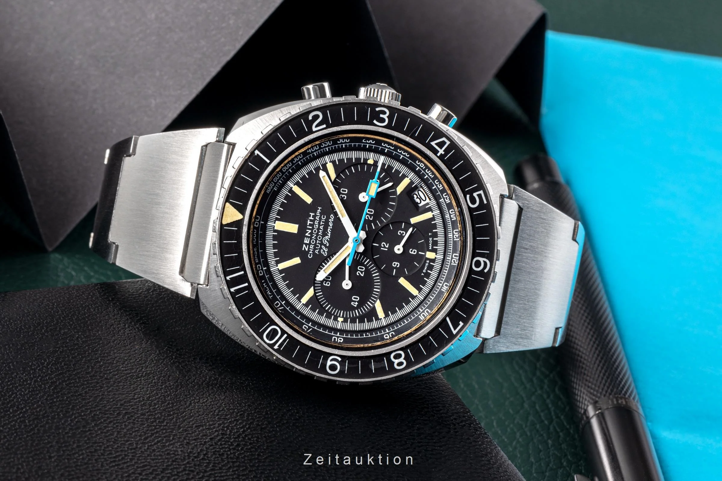 Zenith El Primero chronograph steel automatic men's watch 01-150-415 Vintage  [2103570] - Image 2
