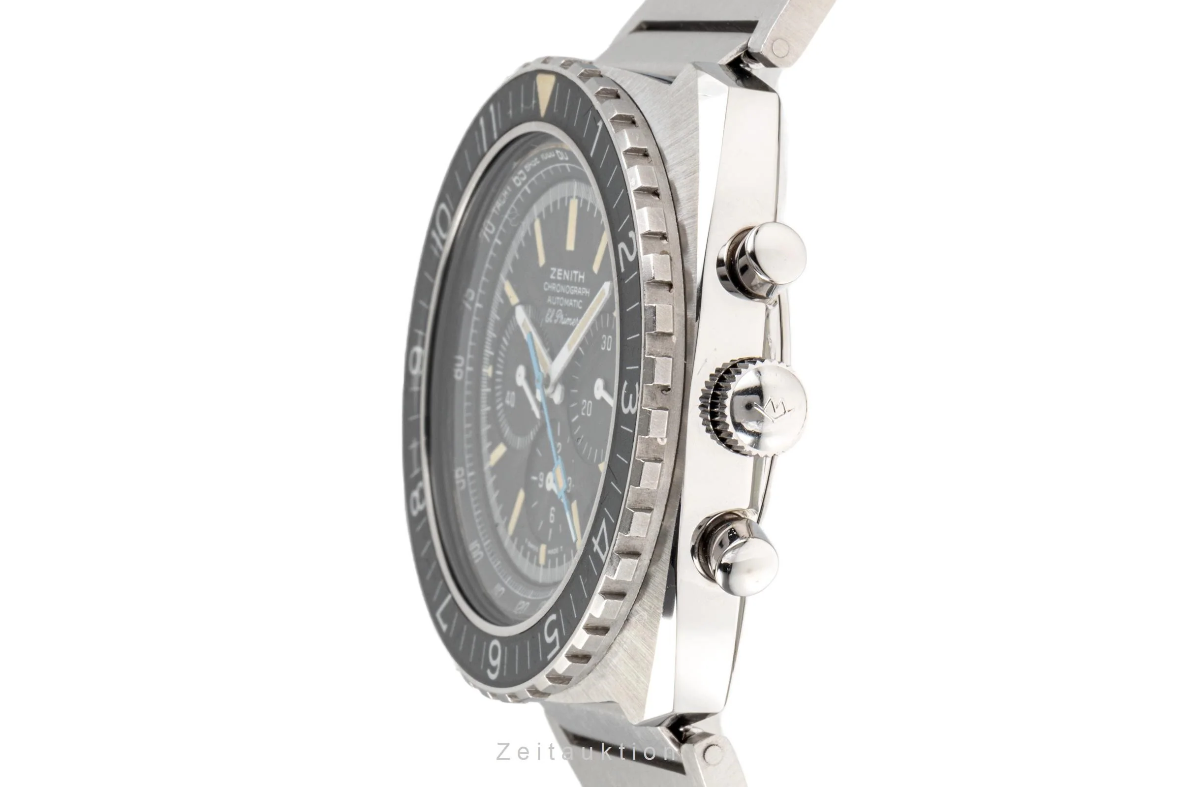 Zenith El Primero chronograph steel automatic men's watch 01-150-415 Vintage  [2103570] - Image 6